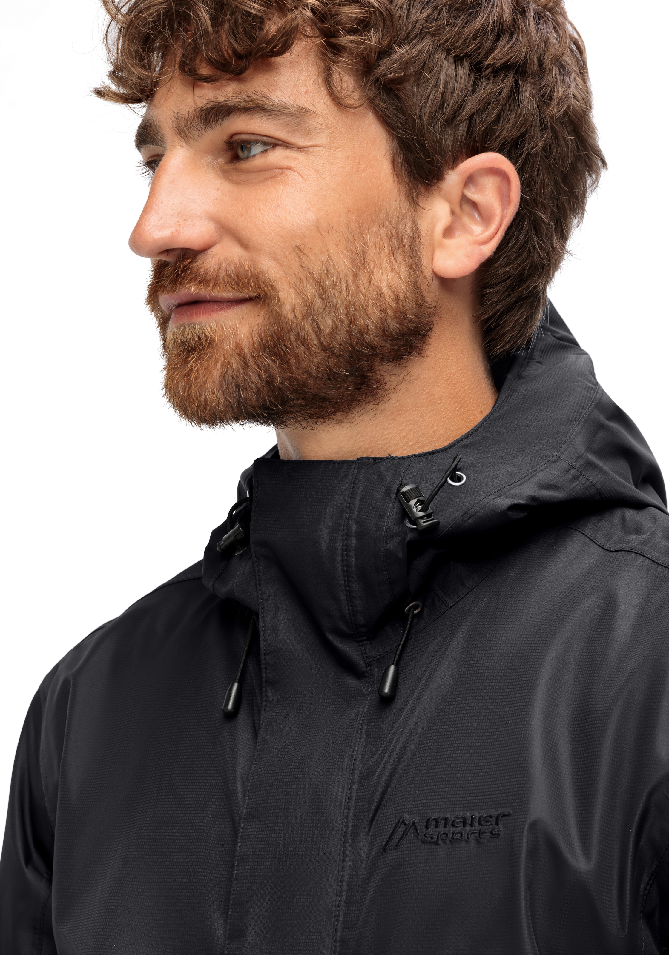 Maier Sports Outdoorjacke »Abbenstein M«, Herren Jacke wasserdicht, Funktionsjacke 2 Taschen außen + Innentasche