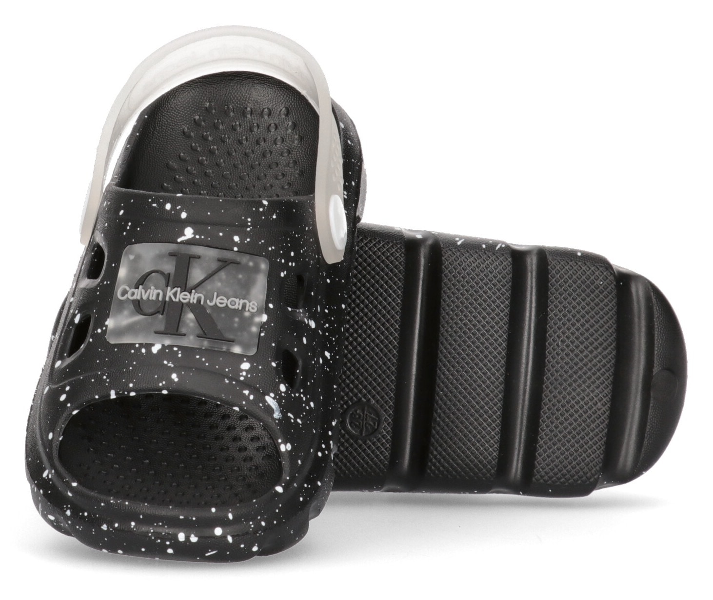 Calvin Klein Jeans Badesandale »COMFY SANDAL«, Sommerschuh, mit Fersenriemchen