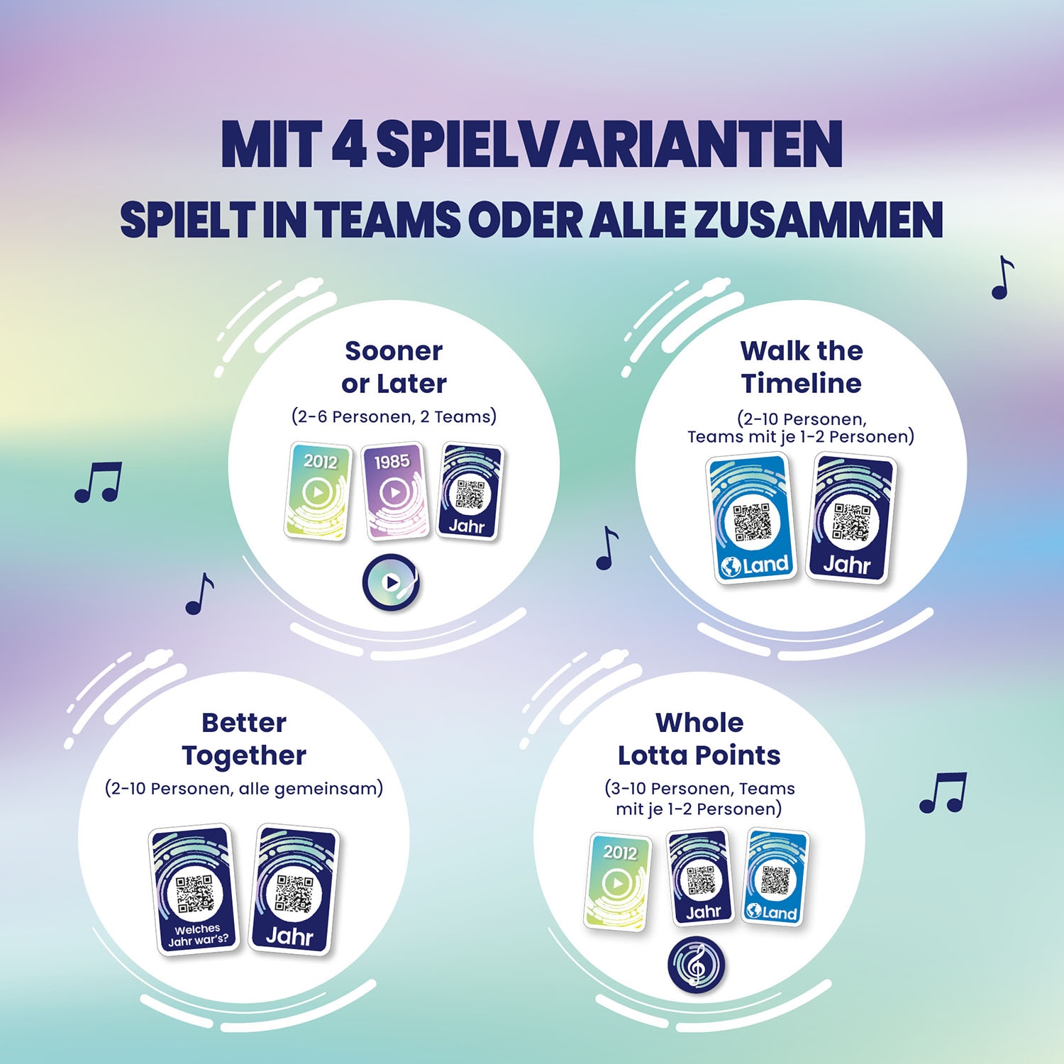 Kosmos Spiel »PLAY The Music Party Game« Made in Germany