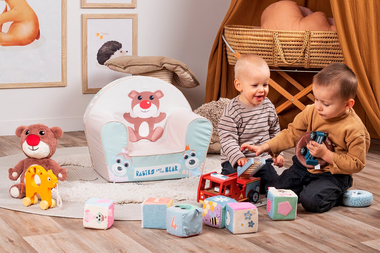 Knorrtoys® Sessel »Babies and the bear«, für Kinder; Made in Europe