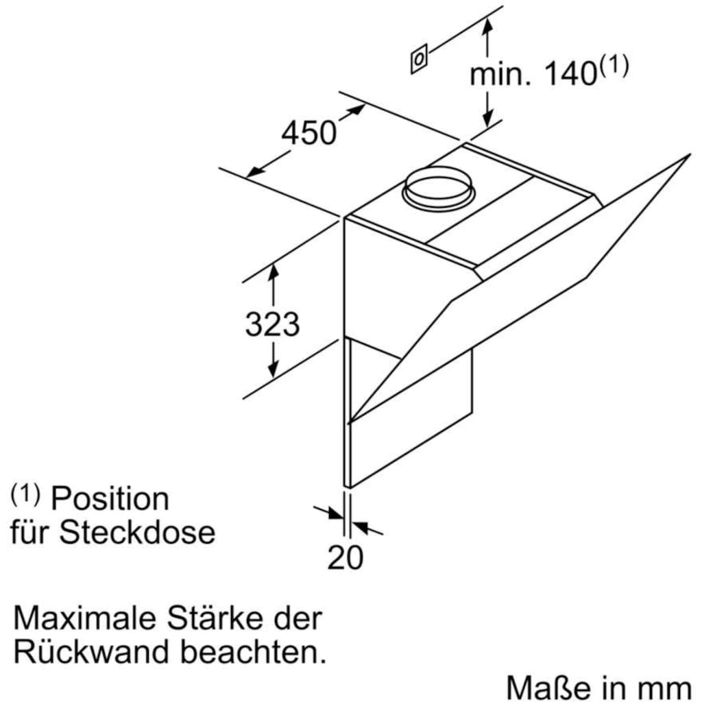 SIEMENS Kopffreihaube »LC87KHM60«, Serie iQ300