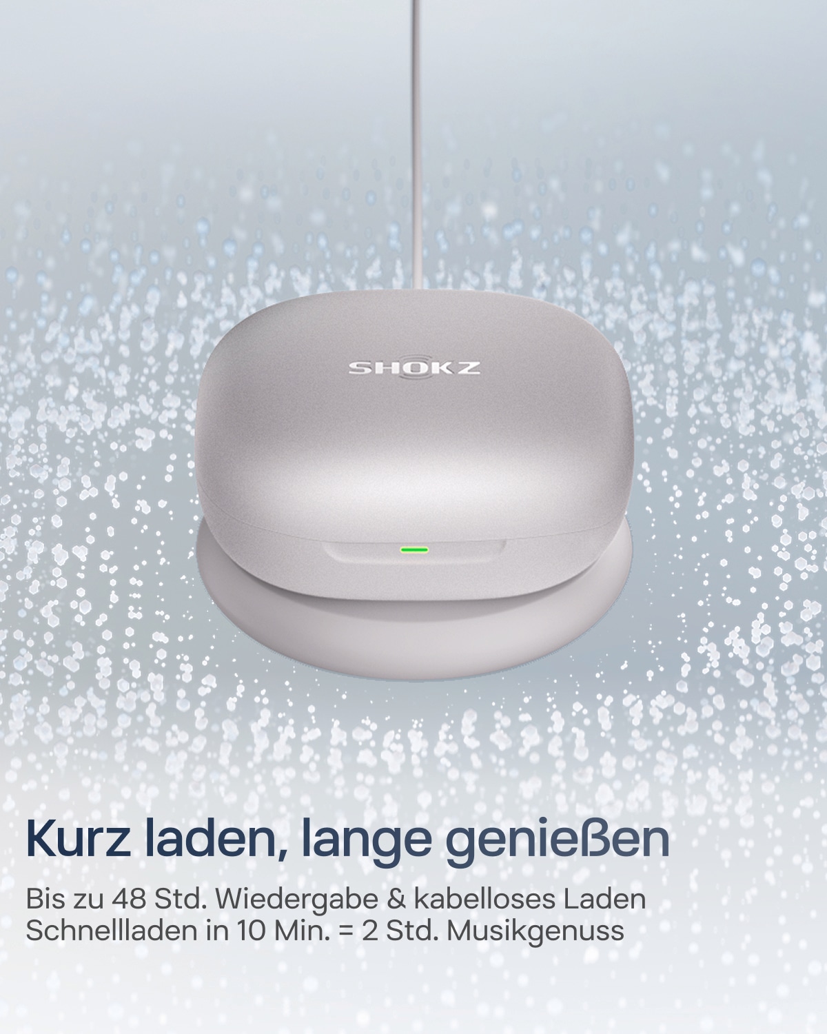 Shokz Open-Ear-Kopfhörer »OpenFit 2+ inklusive Schutzhülle« A2DP Bluetooth Freisprechfunktion | True Wireless