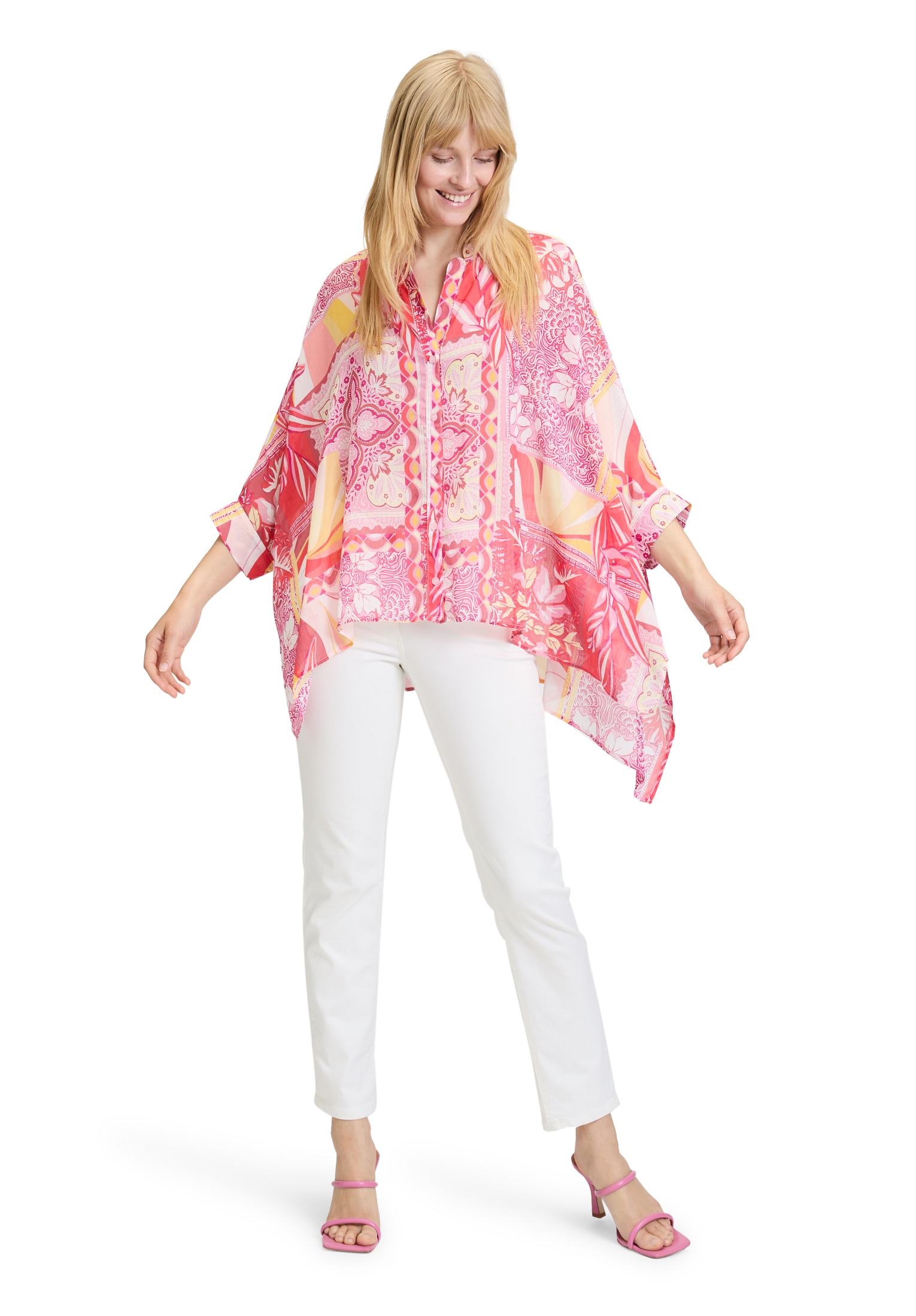 Betty Barclay Klassische Bluse »Tunika-Bluse mit Fledermausärmeln«