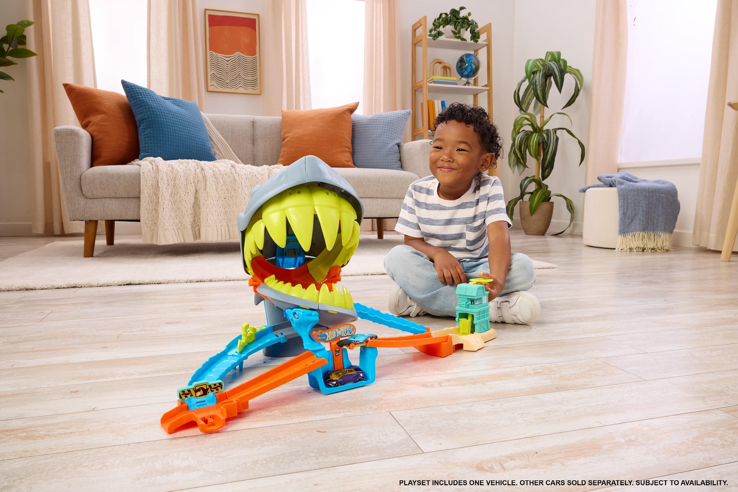 Hot Wheels Autorennbahn »Hot Wheels City Shark Beach«