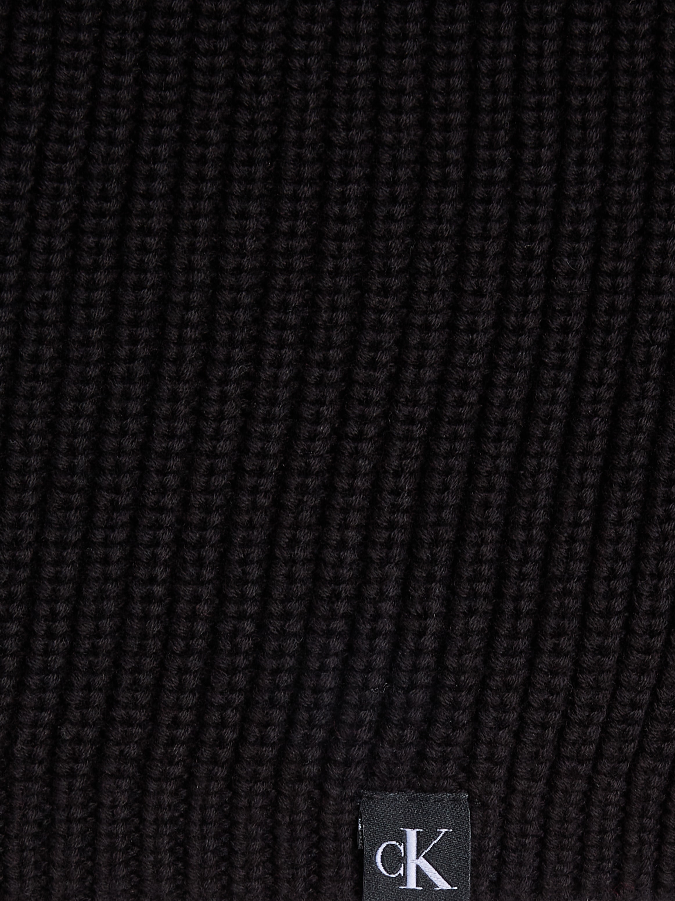 Calvin Klein Jeans Strickkleid »CHUNKY LOOSE SWEATER DRESS«, mit Logopatch