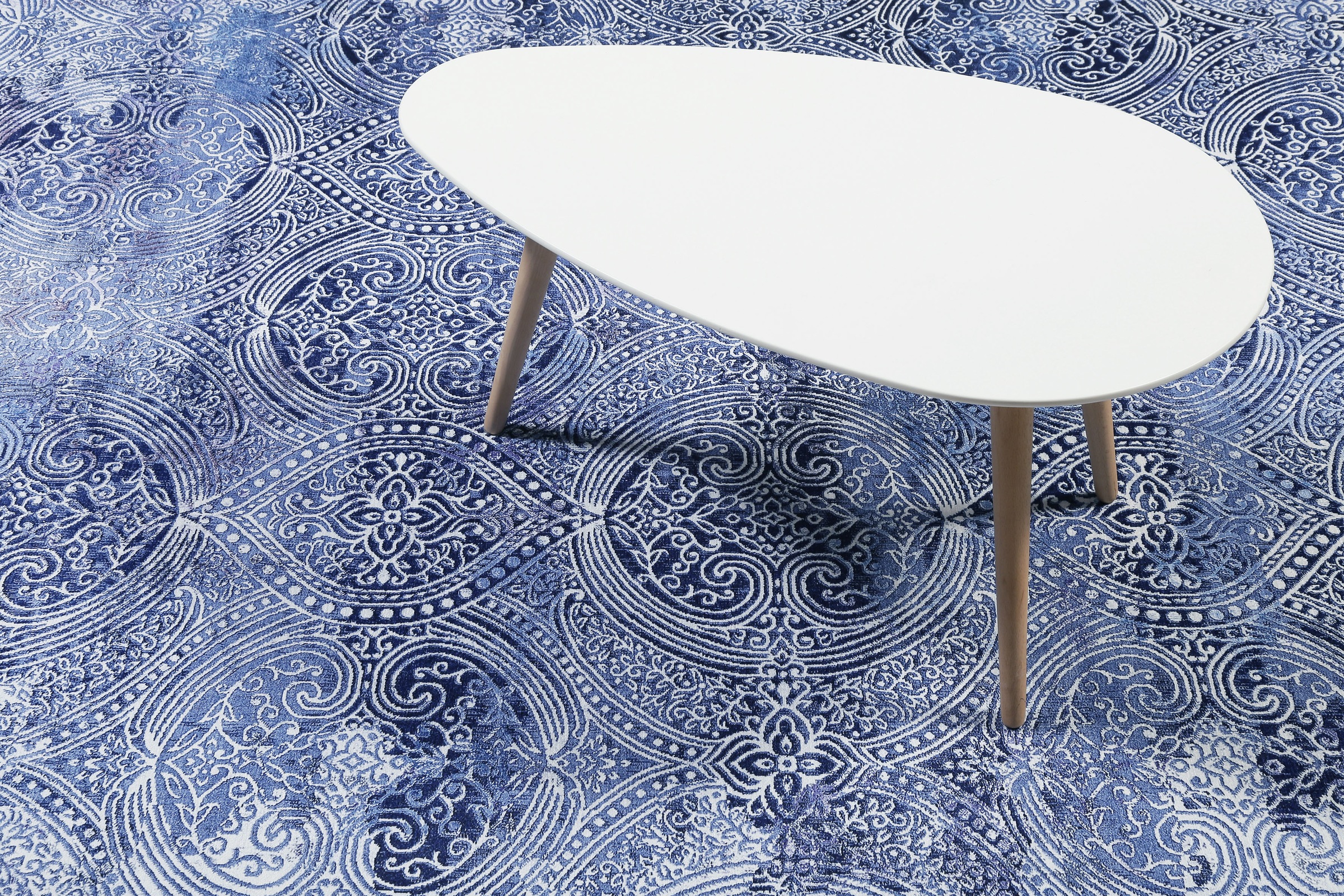Wecon home Teppich »Grace« rechteckig 6 mm Höhe Vintage Look, Used Look, moderner Kurzflor, Wohnzimmer