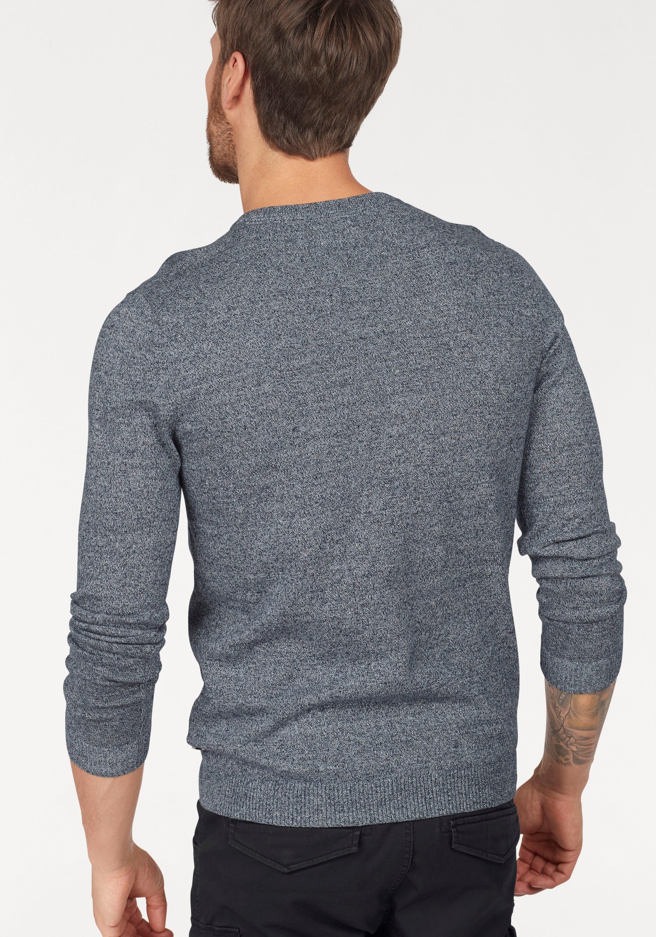 Jack & Jones V-Ausschnitt-Pullover »JJEBASIC KNIT V-NECK«