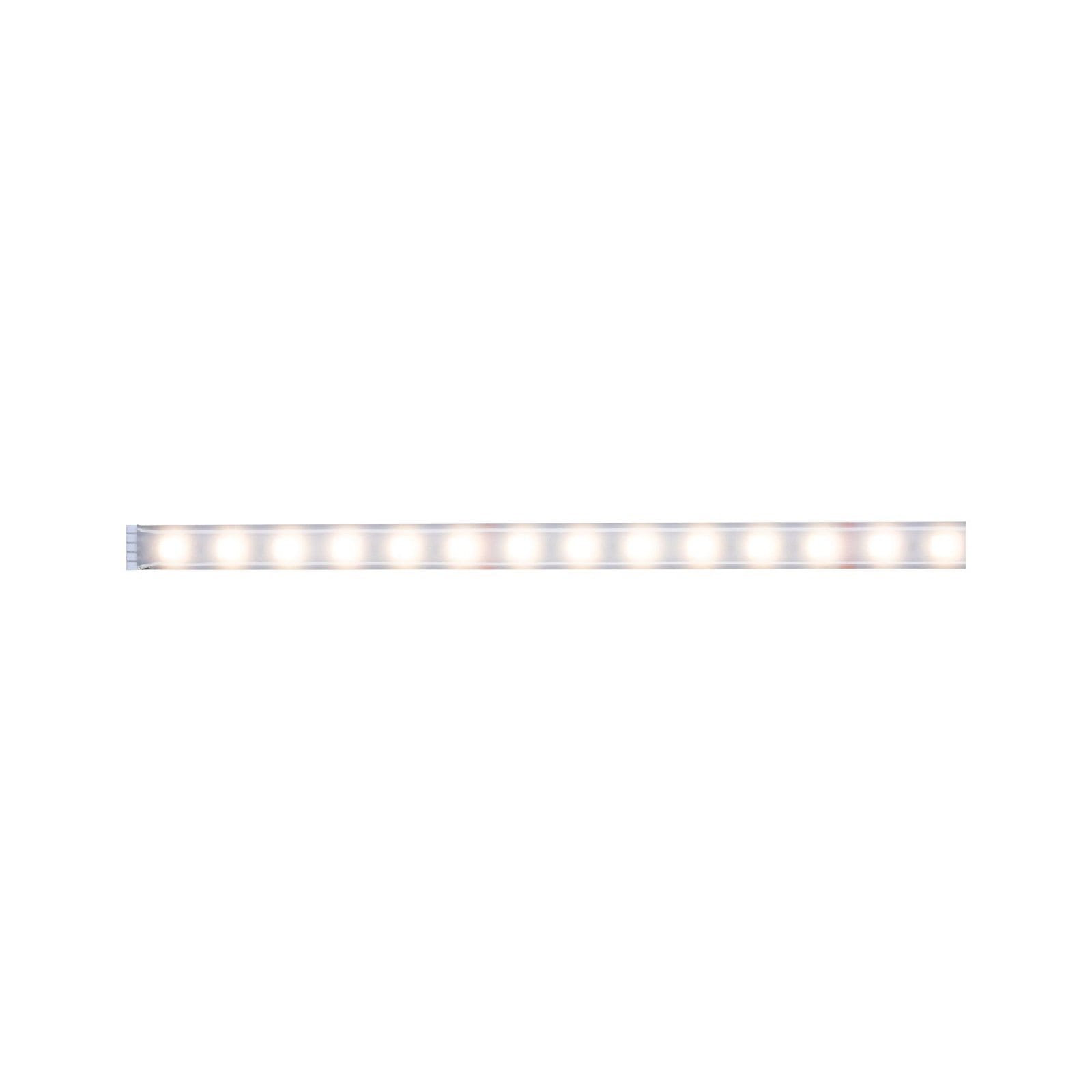 Paulmann LED-Streifen »MaxLED 500 Stripe 1m IP44 Cover 3000K 12W 24V Silber Kunststoff«, 1 St.-flammig