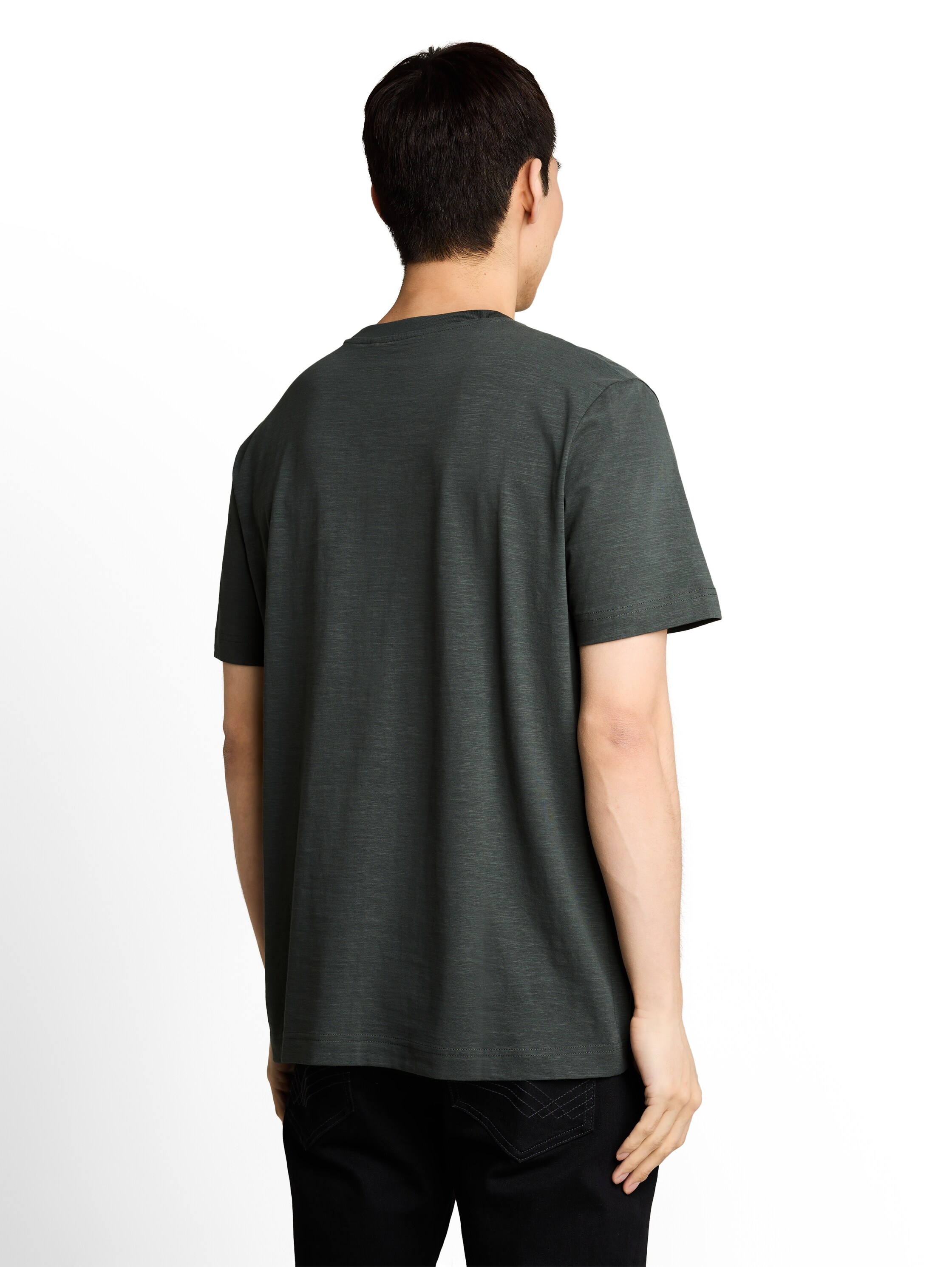 TOM TAILOR Kurzarmshirt Sommershirt mit Print und Stickerei