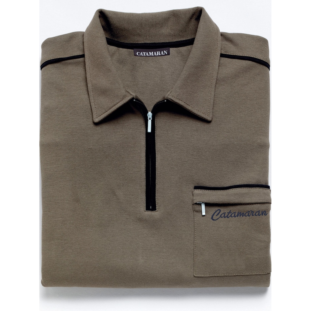 Poloshirt »Kurzarm-Poloshirt«, (1 tlg.)