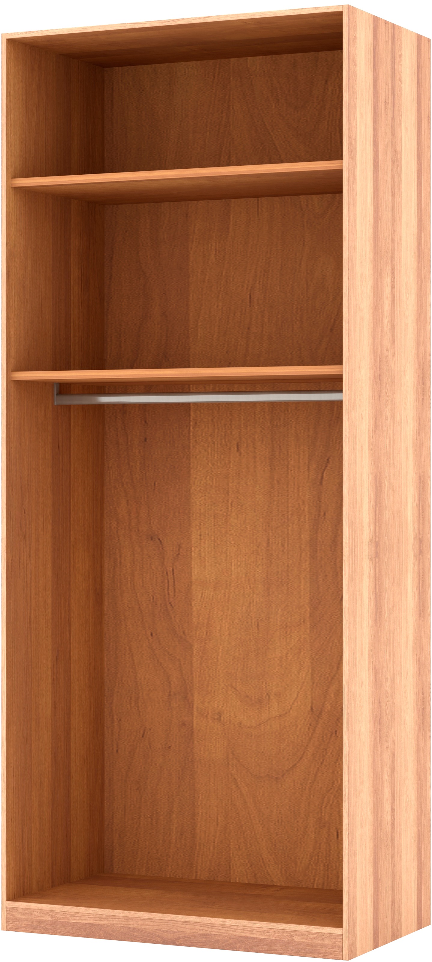 Musterring Drehtürenschrank »Sorrent, Kleiderschrank, teilmassiv Eiche«, (mit Türdämpfern, in 5 Breiten & 2 Höhen, extra Böden, MADE IN GERMANY), Türen in Eiche massiv mit Absetzung in Schiefer, verschiedene Maße