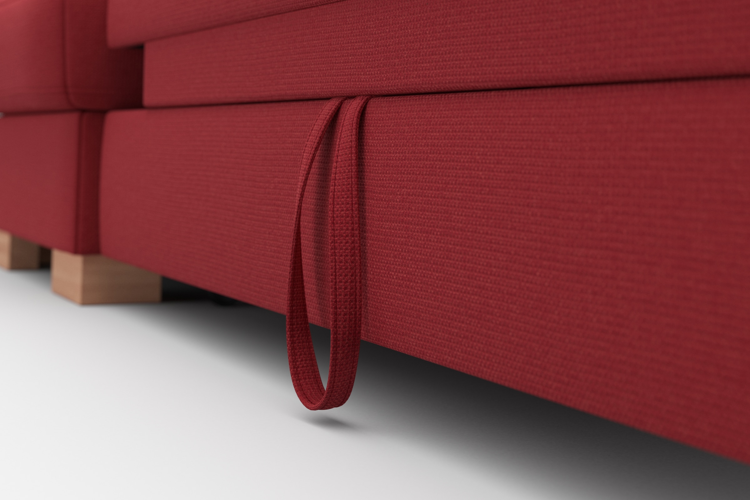 sit&more Ecksofa »Quincy L-Form«, wahlweise mit Bettfunktion und Bettkasten