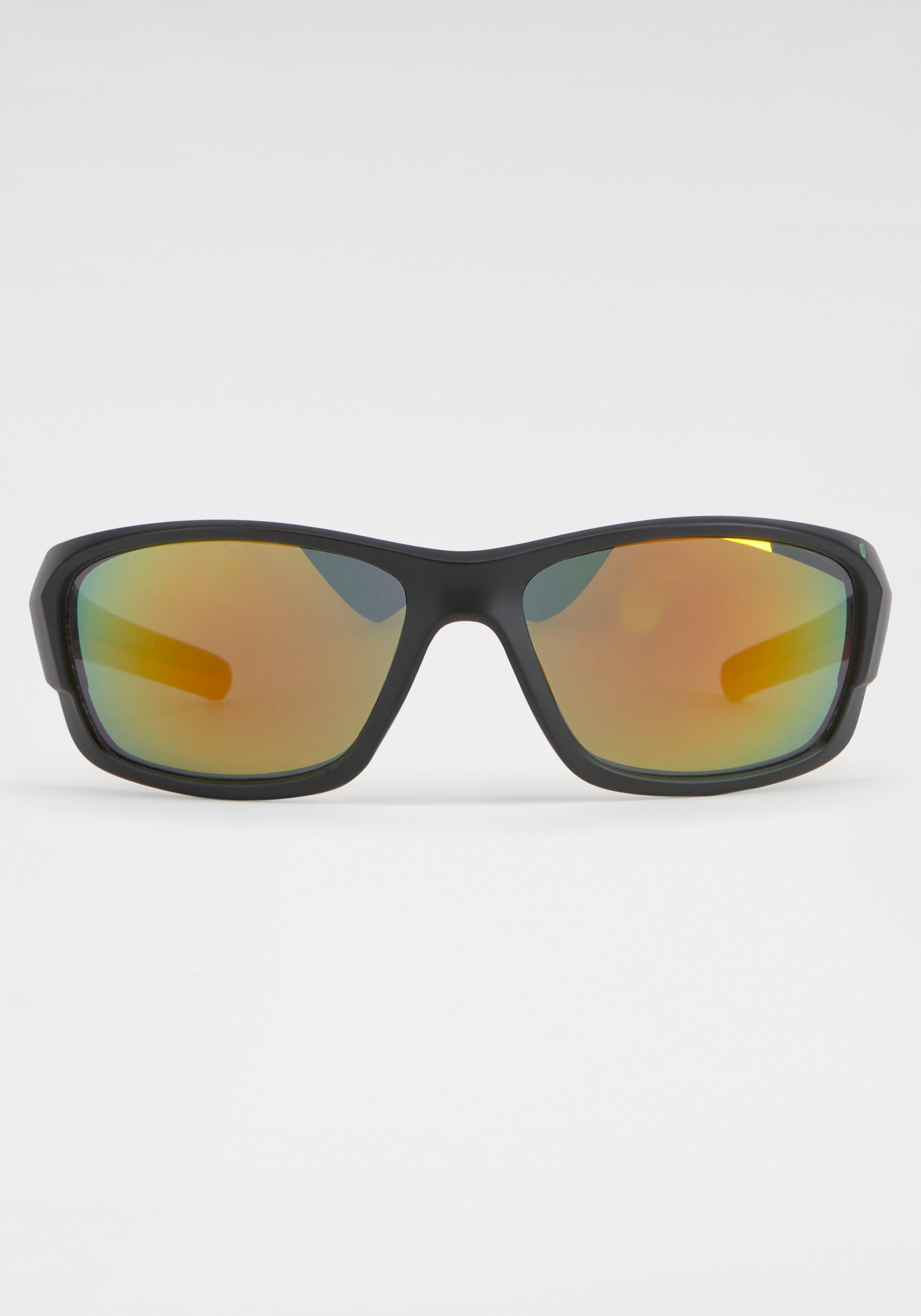 verspiegelten Gläsern Sonnenbrille, BLACK bei mit Eyewear BACK IN