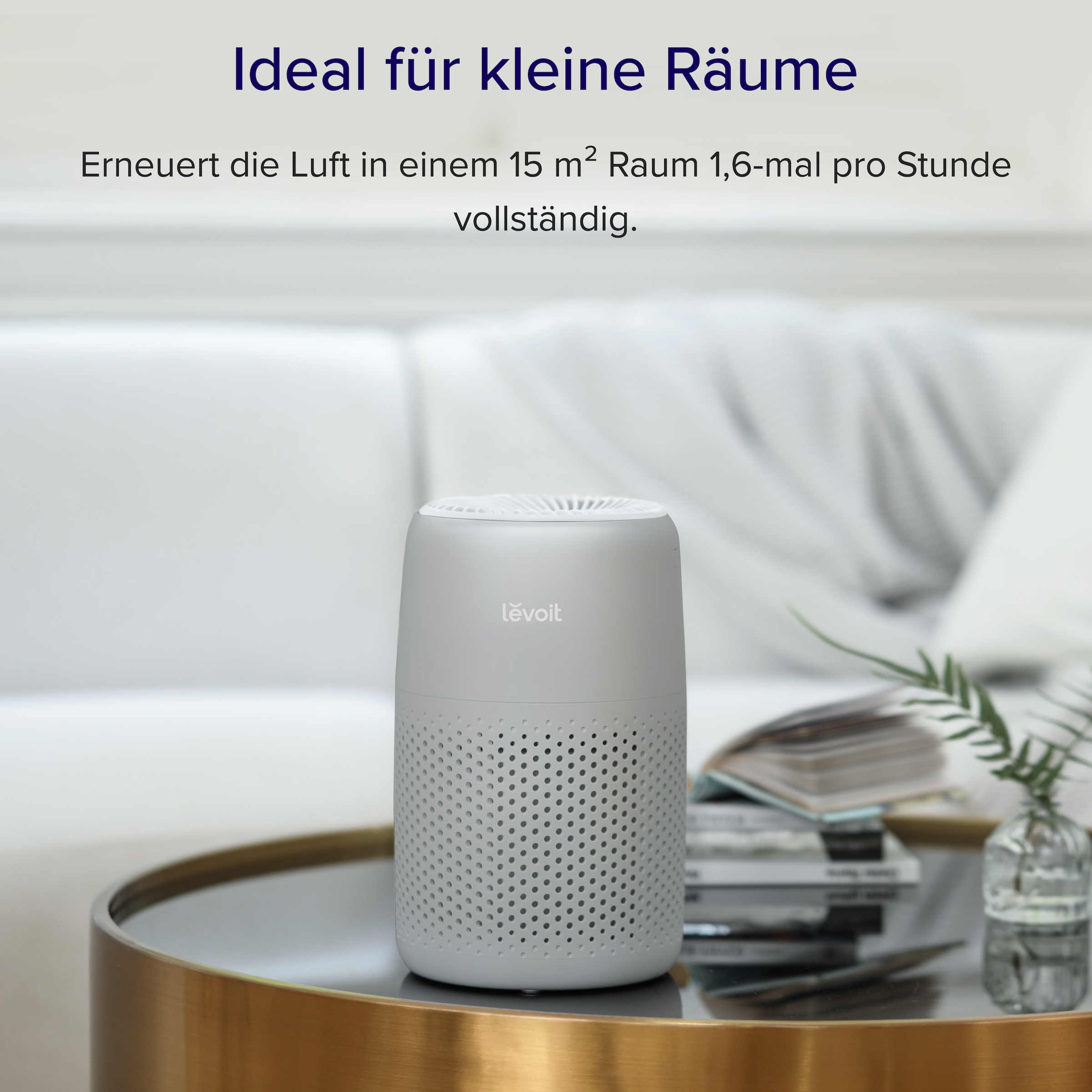 Levoit Luftreiniger »Core Mini Pro Air Purifier« für 15 qm Räume HEPA-Filtersystem, platzsparend, schlaffreundlich, Aromatherapie