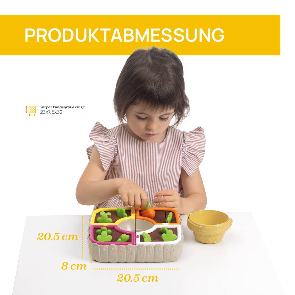 Chicco Spiellebensmittel »2In1 Gemuesegarten Spielset«