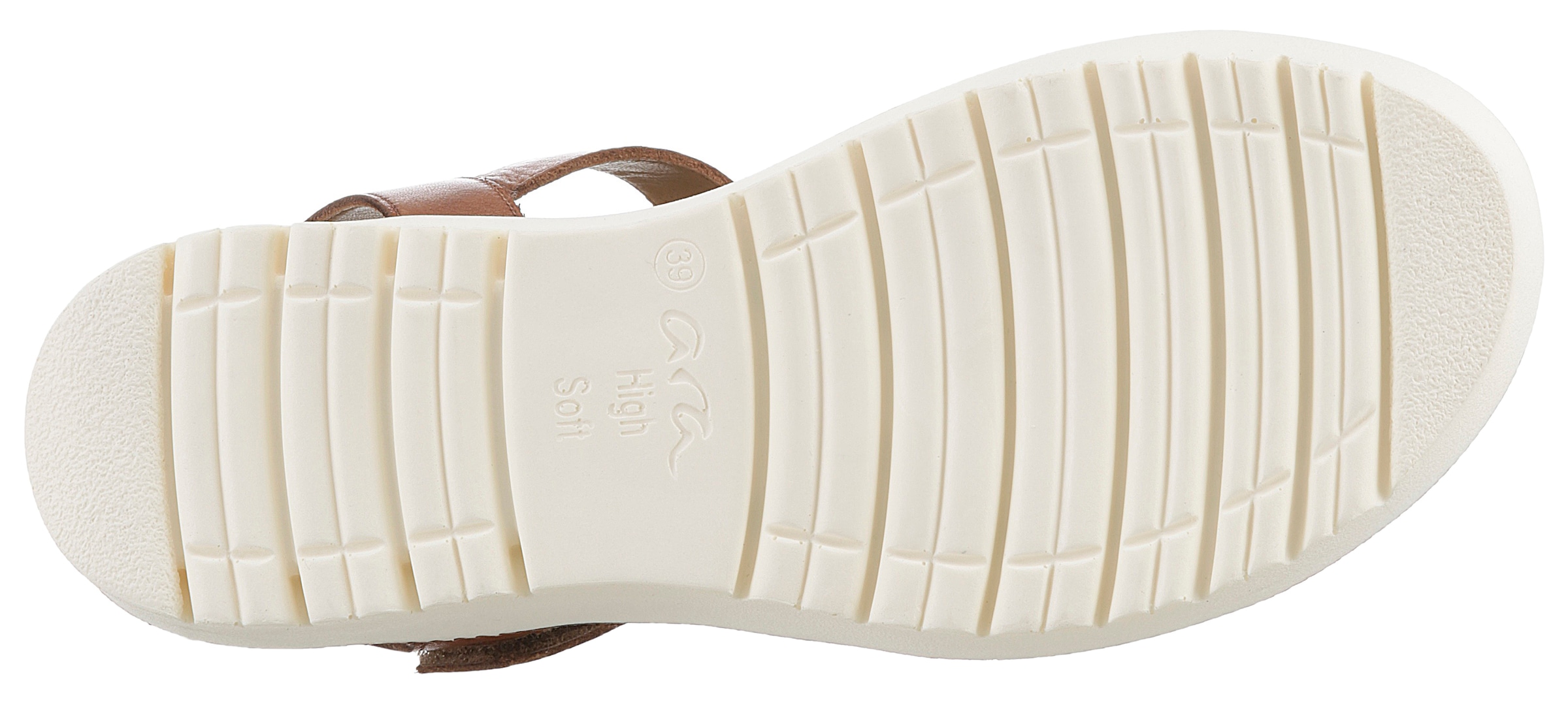Ara Sandalette »BILBAO«, Sommerschuh, Sandale, Keilabsatz, Klett, Weite G (weit)