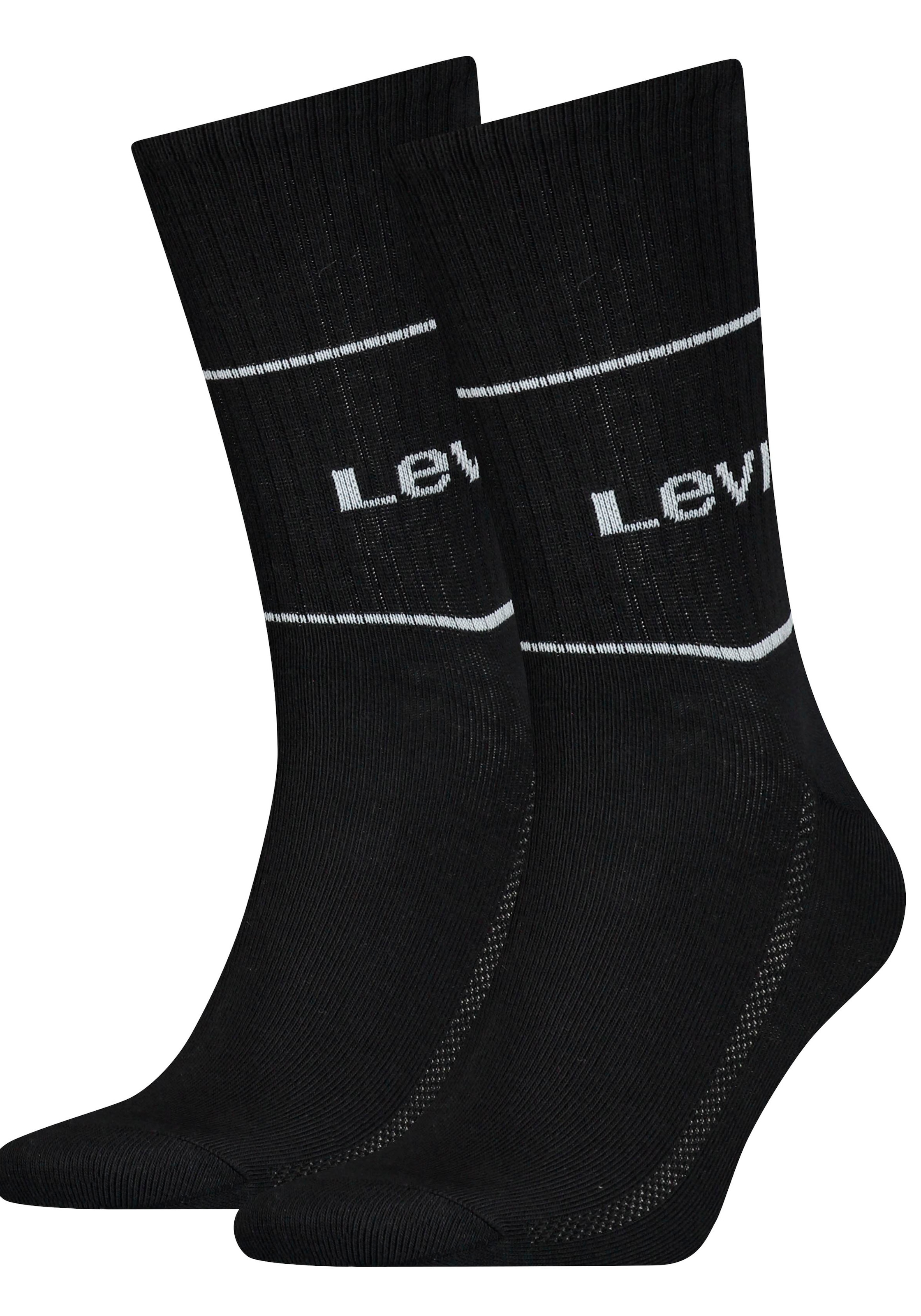 Sportsocken, (Packung, 2 Paar), mit breitem Logobund