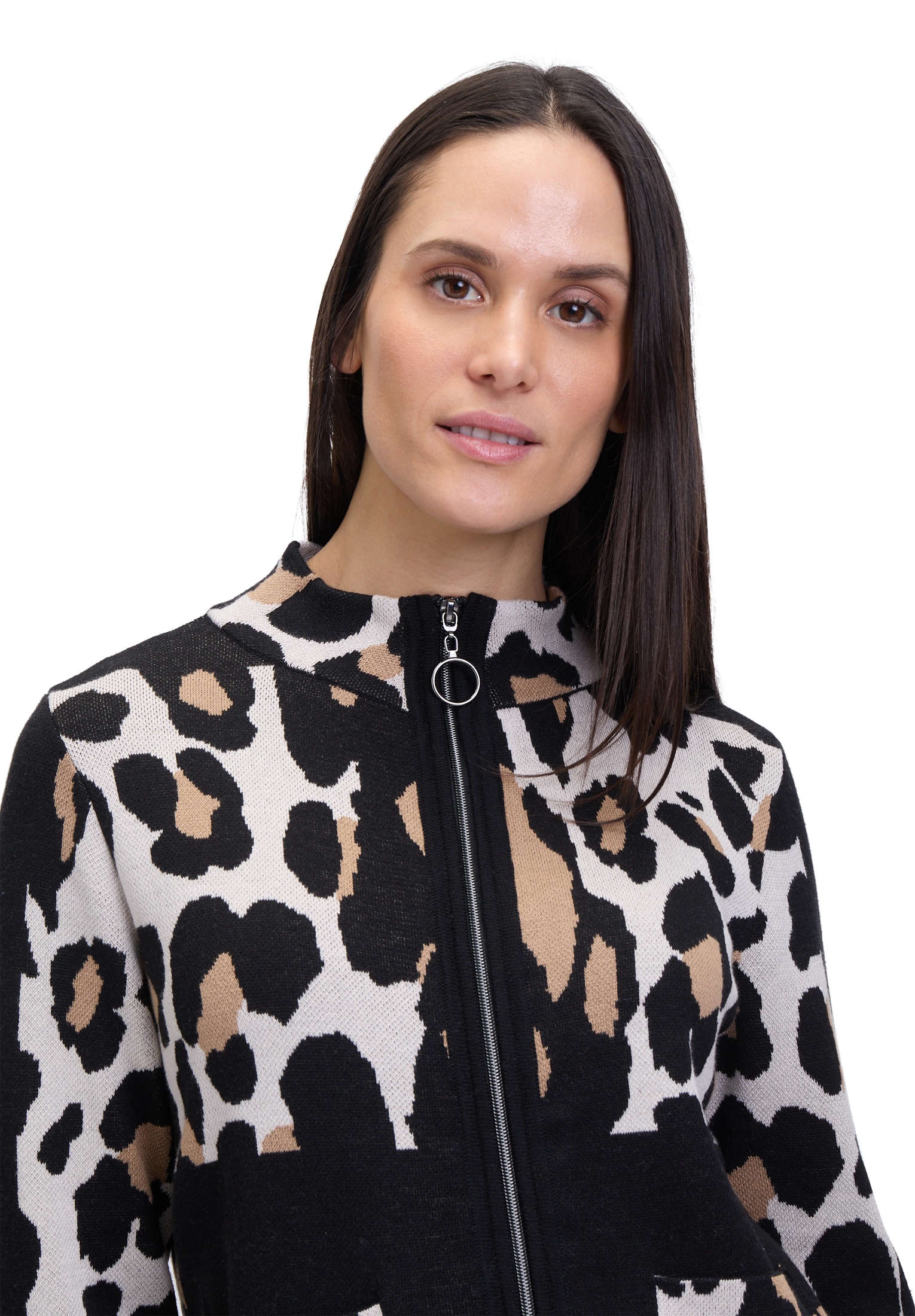 Betty Barclay Strickjacke »Feinstrickjacke mit Jacquard«