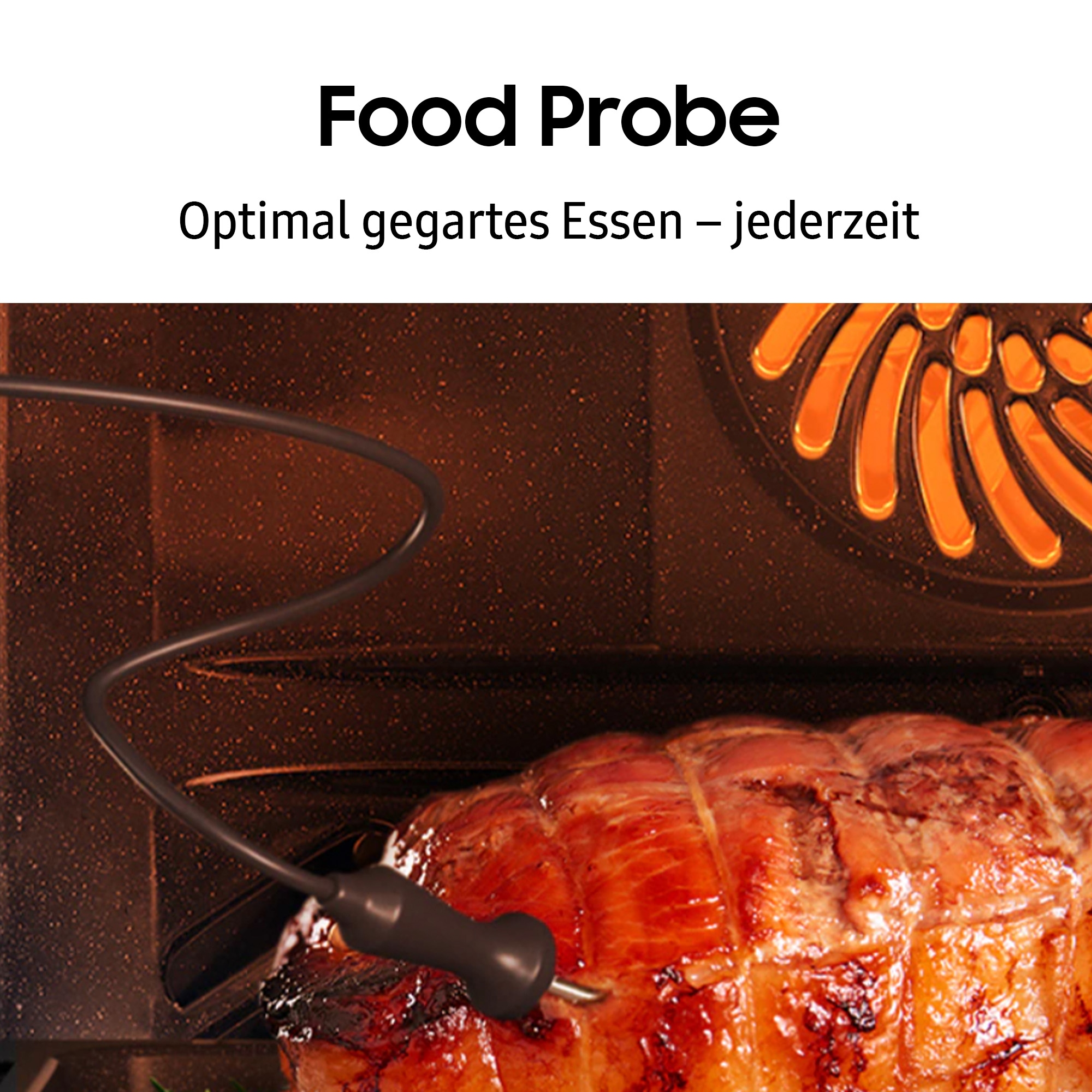 Samsung Einbaubackofen Serie 4 »NV7B45502AK/U1« mit Pyrolyse-Selbstreinigung Dual Cook Flex – Ein Ofen. Zwei Garräume. Flexible Tür.