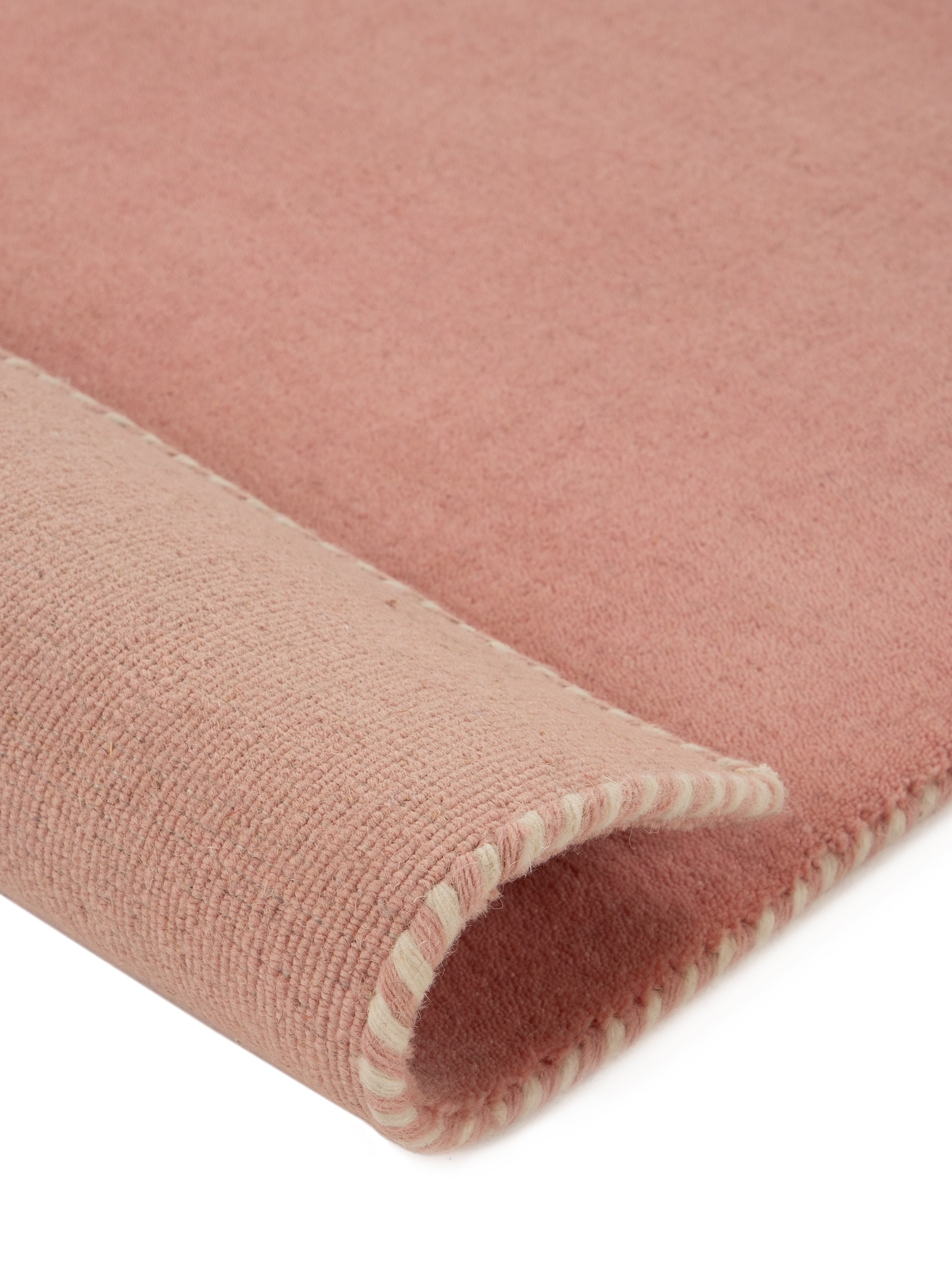 carpetfine Wollteppich »Gabbeh Lola Uni«, rechteckig, 14 mm Höhe, mit natürlichem Pflanzenmaterial von Hand gewebt, auch in Rund