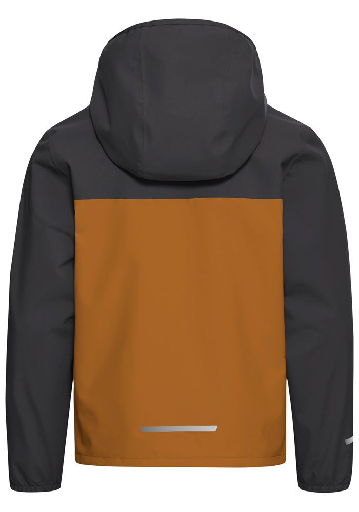 Jack Wolfskin Regenjacke »ADVENTURETRIBE 2L JKT K« atmungsaktiv, wasserdicht, mit Reißverschluss, normale Länge