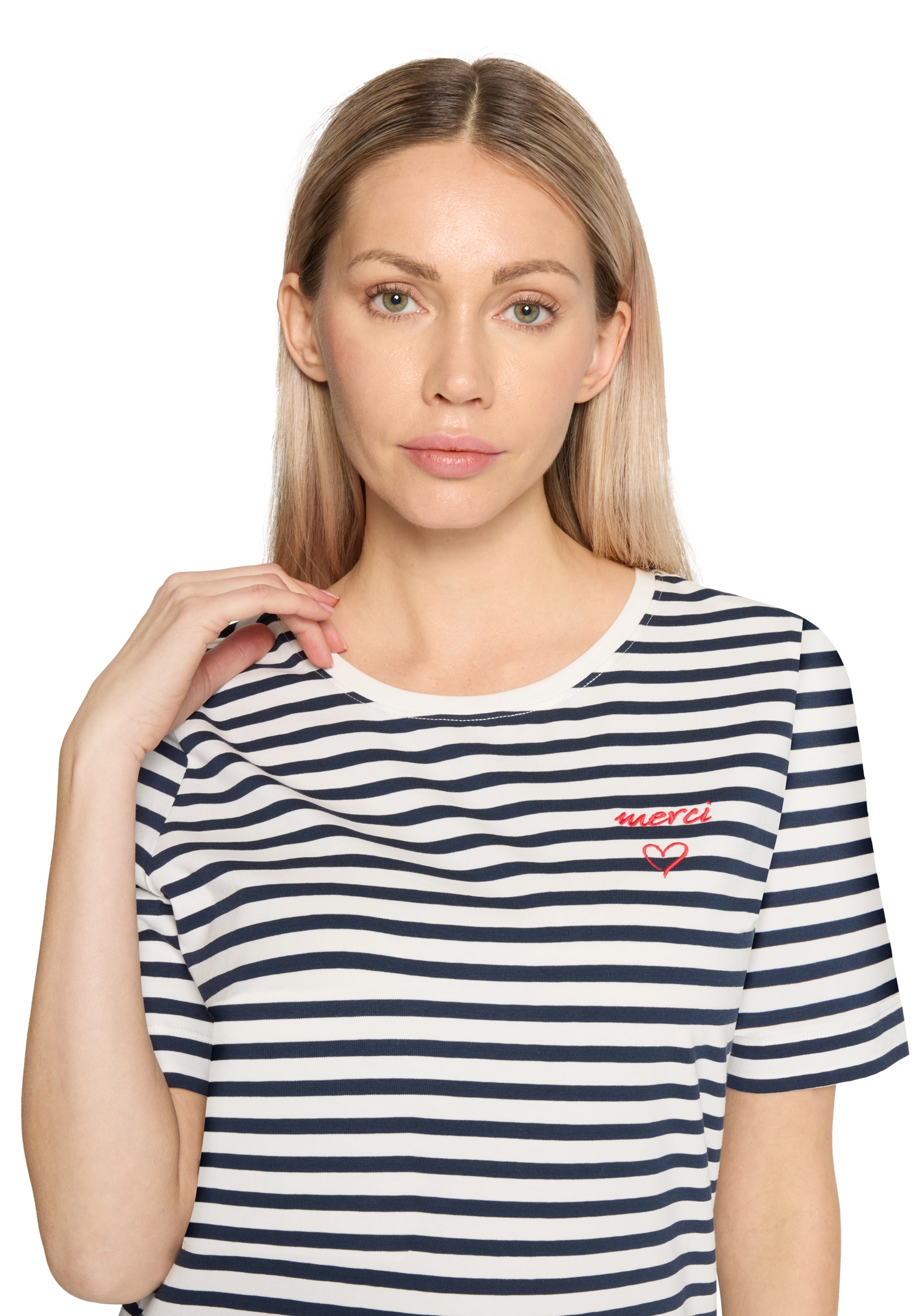 Betty&Co Rundhalsshirt »Basic Shirt mit Ringel«