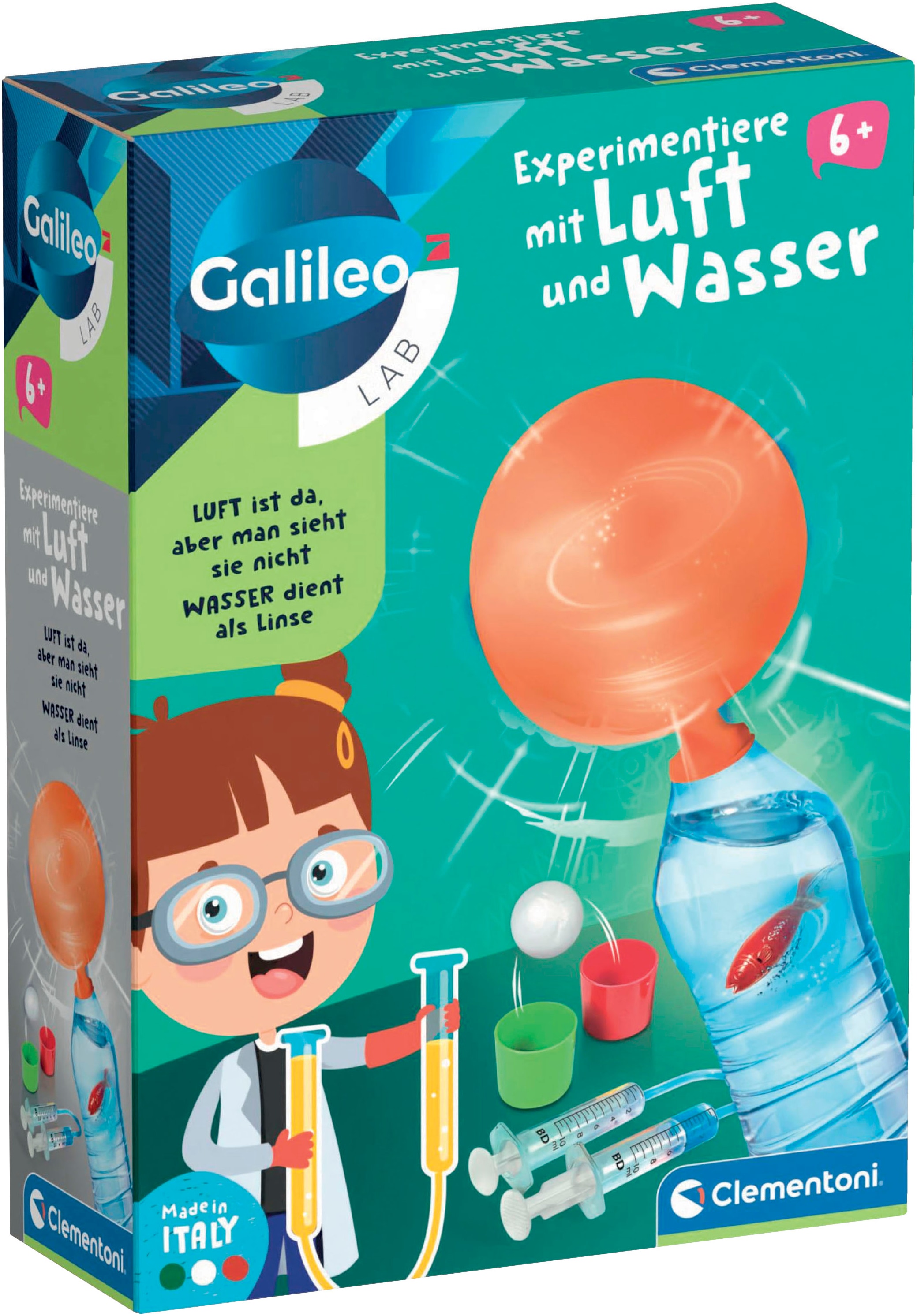 Experimentierkasten »Galileo Lab, Experimentiere mit Luft und Wasser«, Made in Europe;...