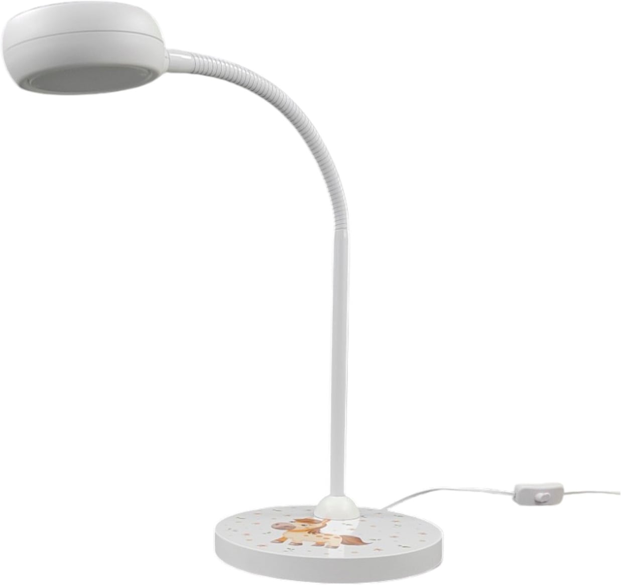 niermann Schreibtischlampe »Kinderlampe mit Motiv "Pony Paula", Kinderzimmer« GX53 1 Stk. flexibel verstellbarer Leuchtenarm, Made in Germany