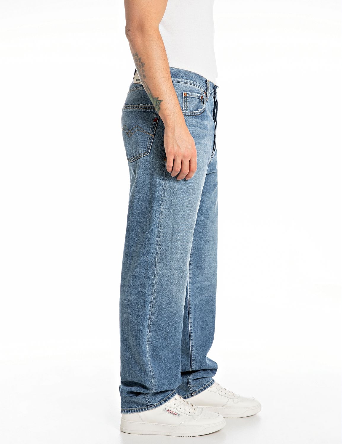 Replay Straight-Jeans »M9Z1 9Zero1 90´s Straight Fit«, mit Washed-Look