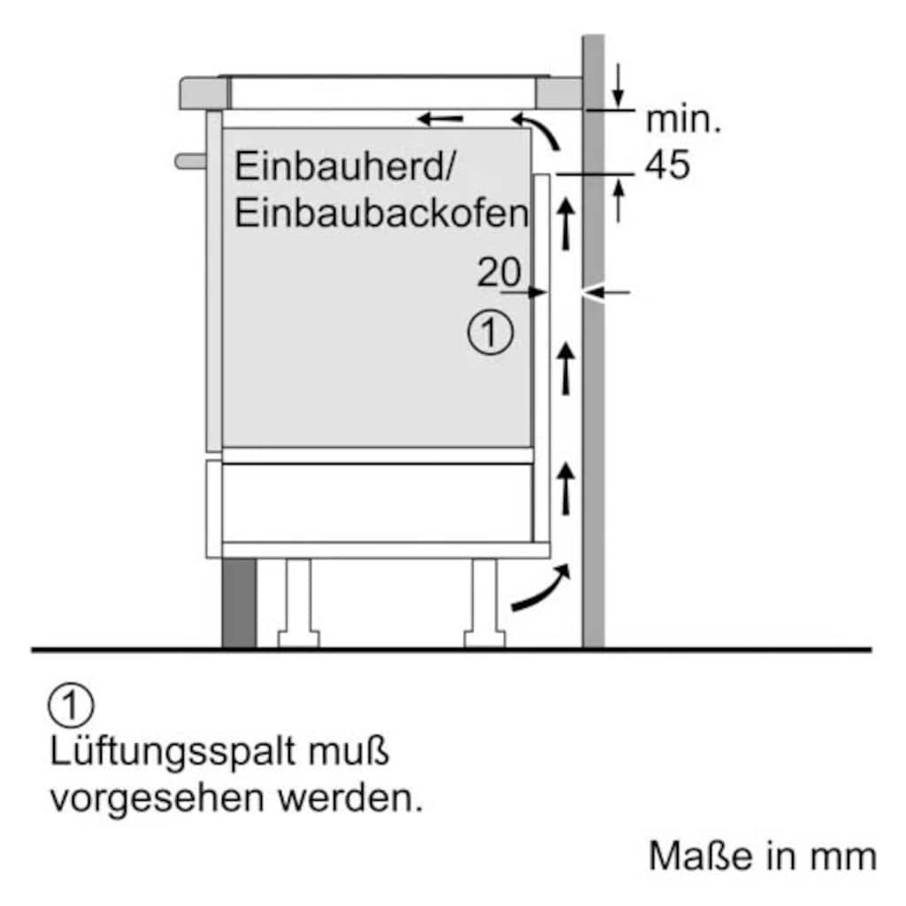 BOSCH Induktions Herd-Set »HND615LS66«, HEB517BS1, mit Backwagen, Hydrolyse