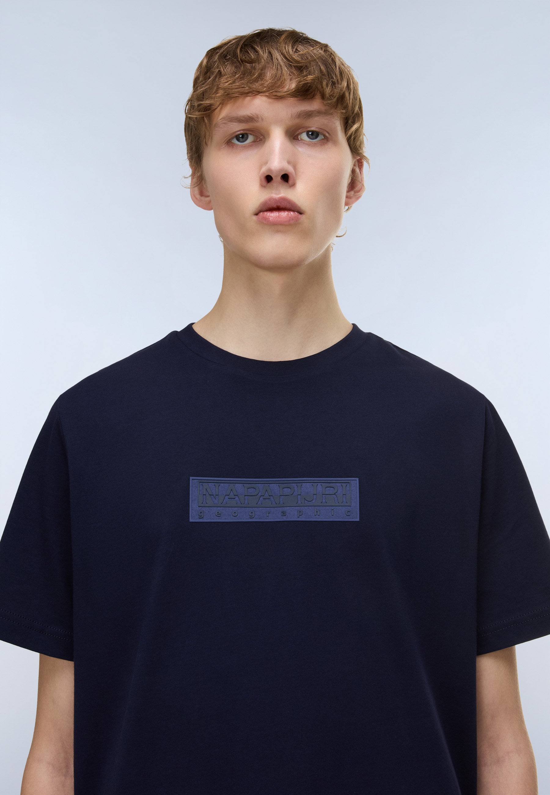 Napapijri T-Shirt »BOX LOGO« für sportliche Aktivitäten, Kurzarmdesign, Rundhalsausschnitt