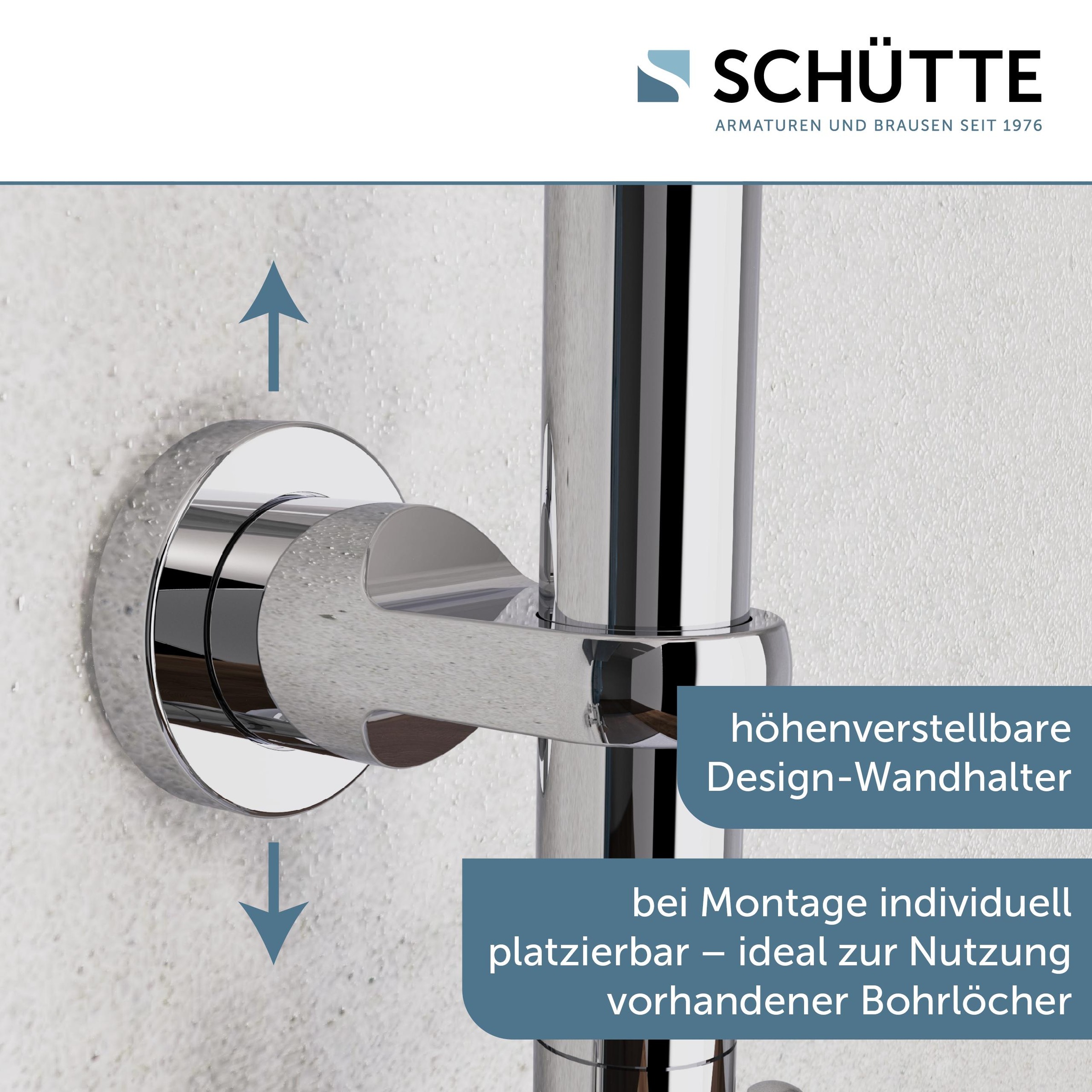 Schütte Brausegarnitur »Mallorca«, Duschsystem mit Kopfbrause und Handbrause