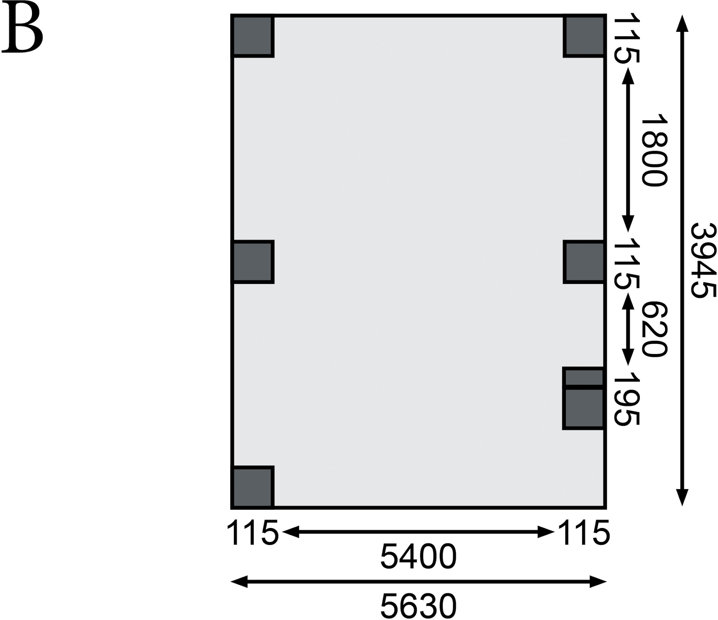 Karibu Einzelcarport »»Classic 1 SET« Stahl-Dach Variante B, mit einem Einfahrtsbogen« Massivholz 540 cm KDI aus Masivholz