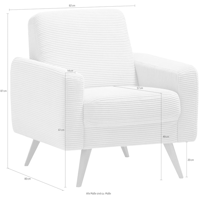 exxpo - sofa fashion Sessel »Samso« auf Rechnung bestellen
