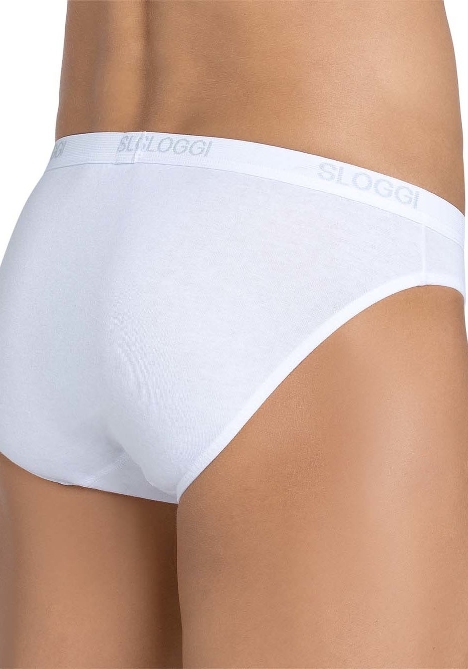 sloggi Slip »men Basic Mini 2P«, (2er Pack), Mit elastischem Logobund