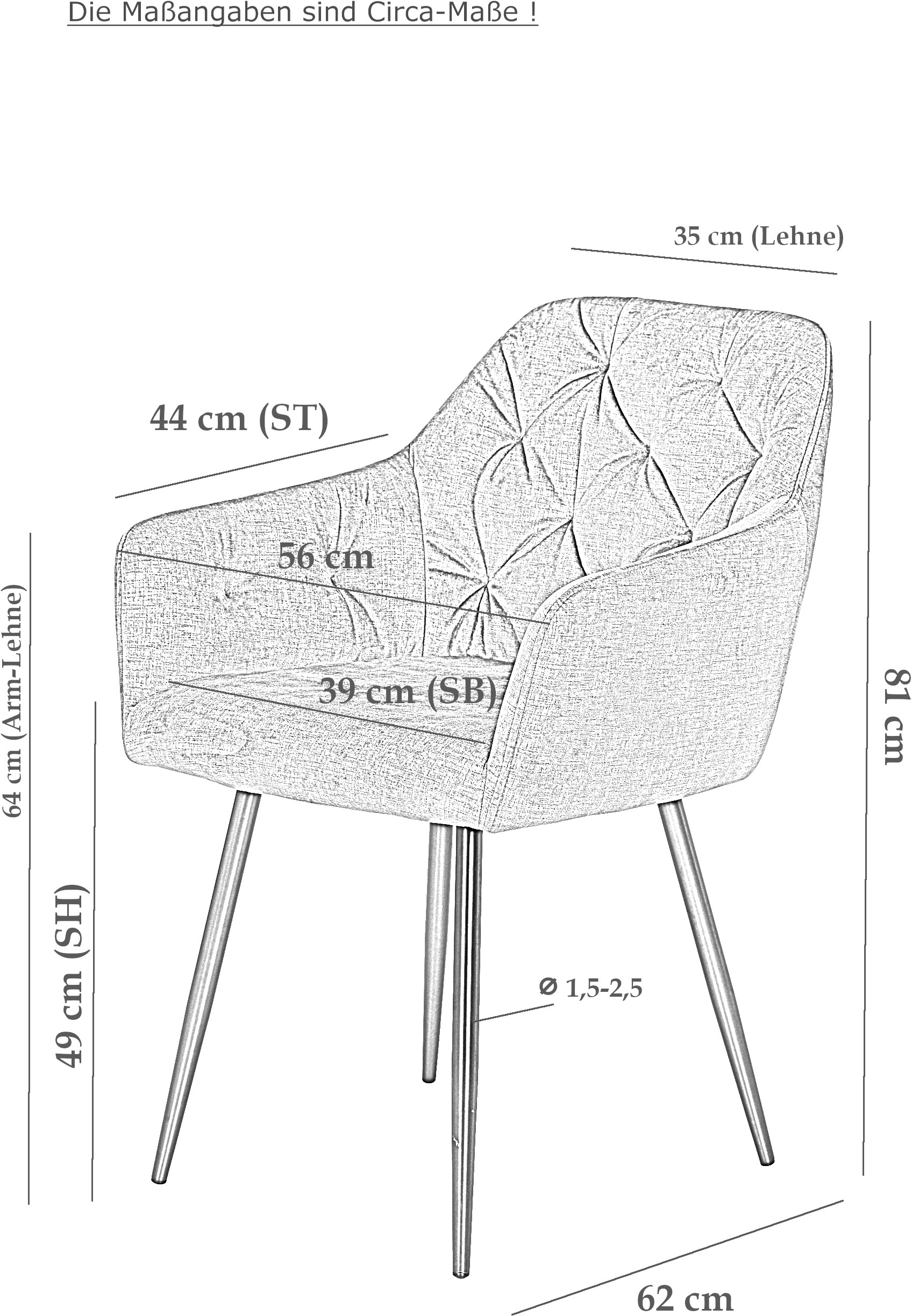 HELA 4-Fußstuhl »Kira«, (Set), 2 St., Samtvelours, Armlehnstuhl Samt oder  Microfaser Bezug auf Raten bestellen | 4-Fuß-Stühle
