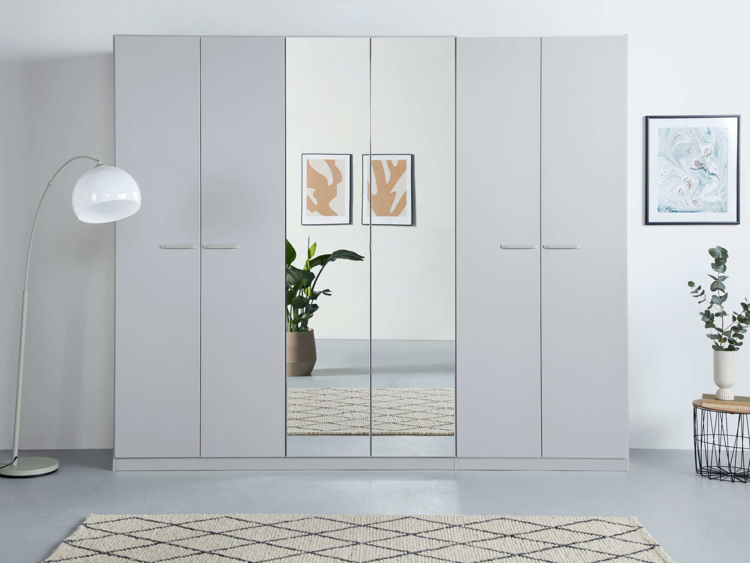 rauch Drehtürenschrank »Kleiderschrank Schrank Garderobe TOPSELLER OTELI inkl. Inneneinteilung«, mit 3 Innenschubladen extra Böden optional mit Spiegel MADE IN GERMANY