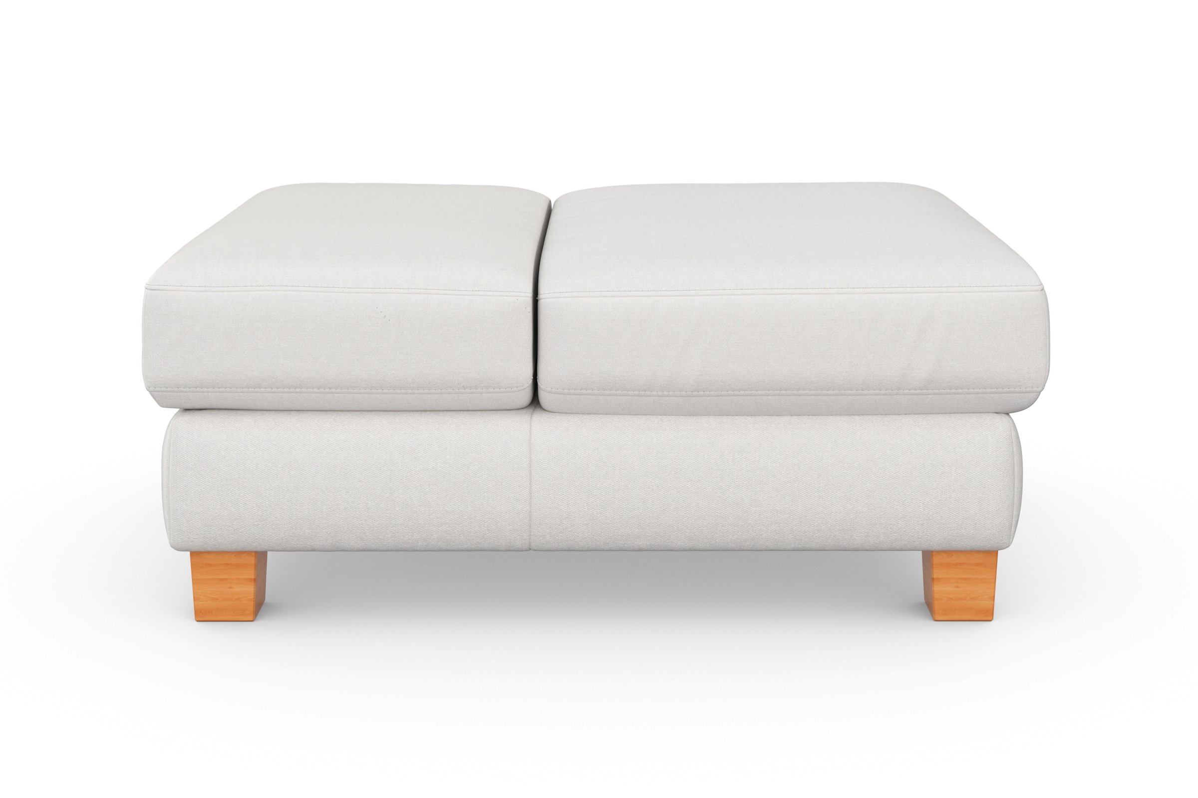 sit&more Polsterhocker »Dundee«, mit Klappfunktion, Federkern und hochwertigen Massivholzfüßen
