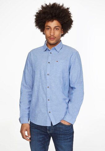 Tommy Jeans Leinenhemd »TJM LINEN BLEND SPRING SHIRT« kaufen
