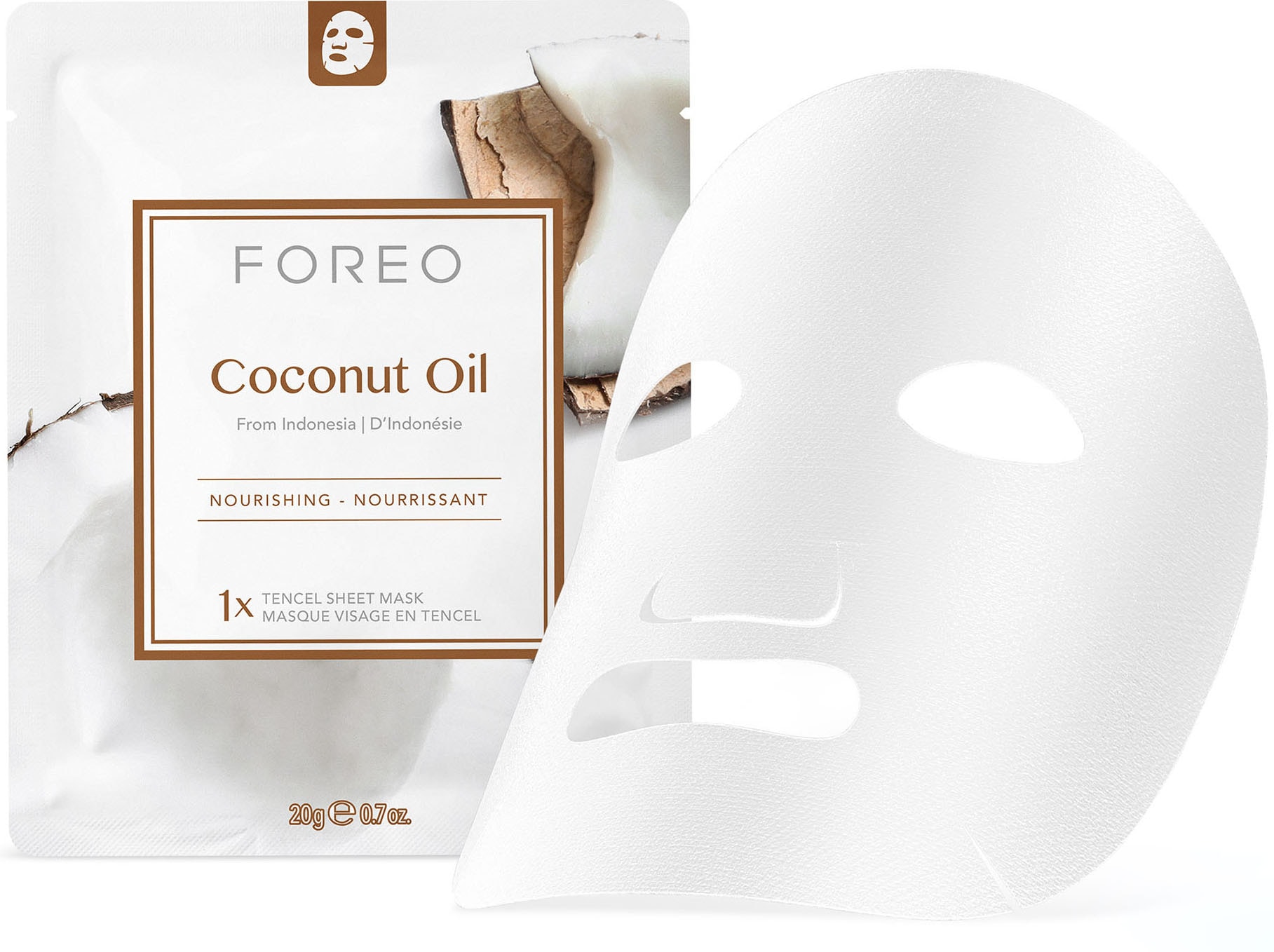 Face bei UNIVERSAL Collection Sheet To Masks online »Farm Gesichtsmaske Oil« FOREO Coconut