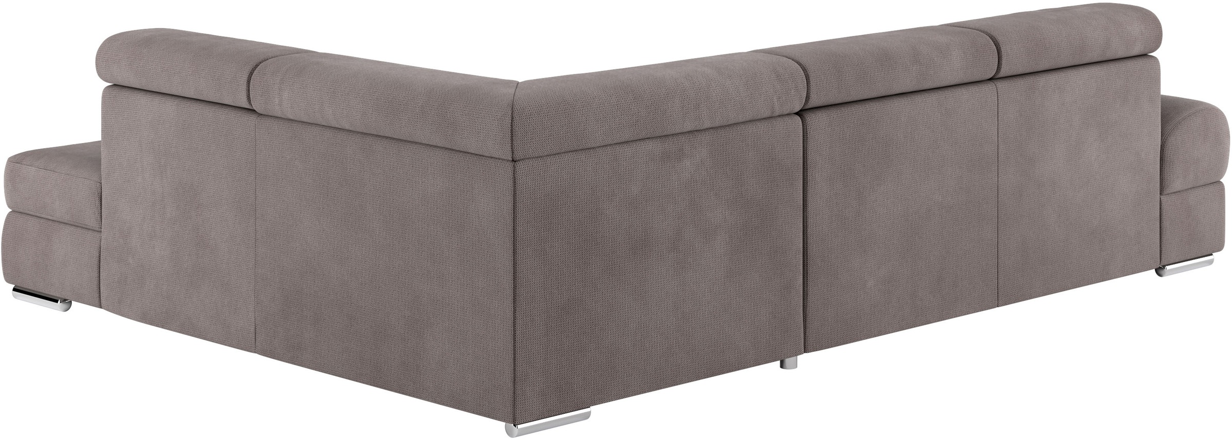 sit&more Ecksofa »Broadway L-Form«, mit verstellbaren Kopfteilen, wahlweise mit Bettfunktion