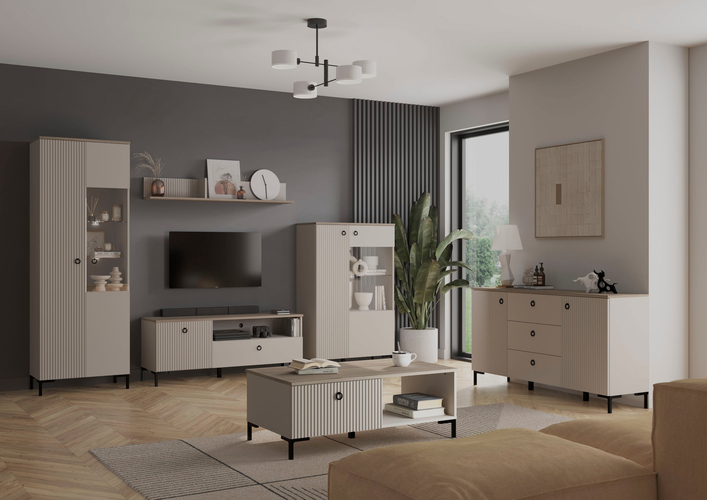 Home affaire Sideboard »Luminara« 1 Stk. tlg. Kommode mit Soft-Close Funktion - 120 oder 150 cm Breite