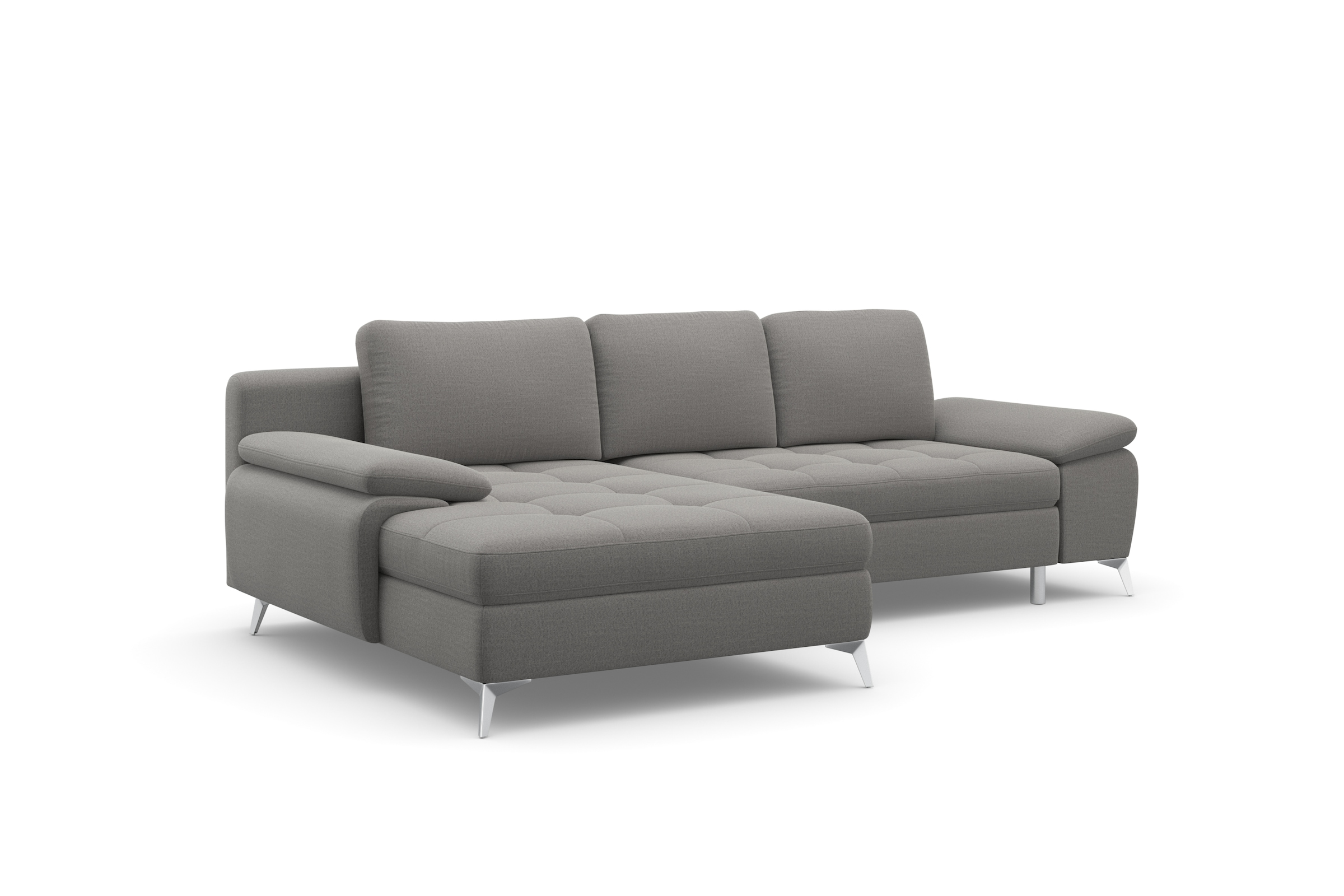 sit&more Ecksofa »Latigo L-Form« mit Recamiere, wahlweise mit Schlaffunktion und Bettkasten