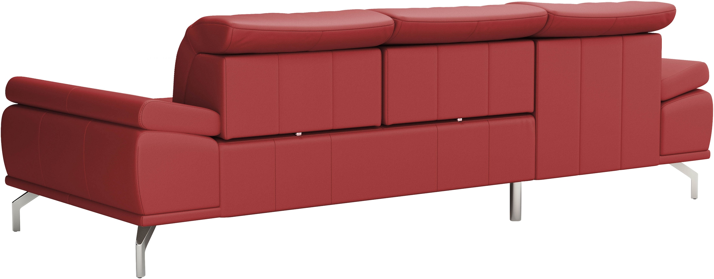 Places of Style Ecksofa »Caluna«, Inkl.Sitztiefenverstellung, wahlweise mit Kopf- und Armteilverstellung