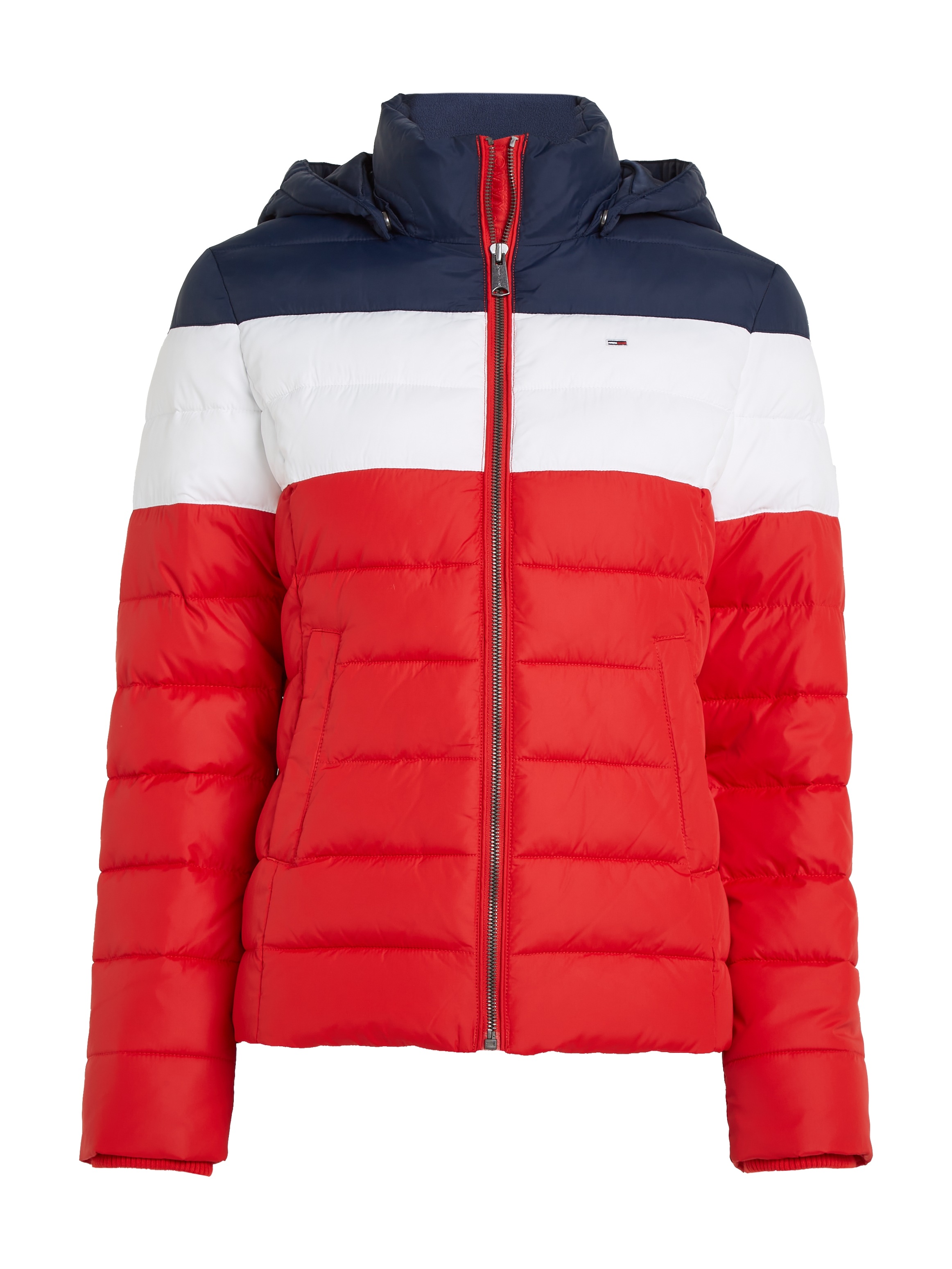 Tommy Jeans Outdoorjacke »TJW COLORBLOCK JACKET«, mit Kapuze, im modischem Colorblocking