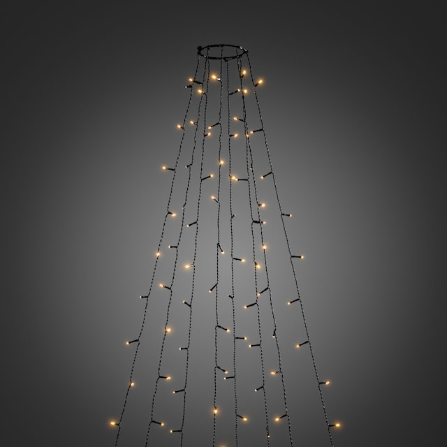 KONSTSMIDE LED-Baummantel »Weihnachtsdeko aussen, Christbaumschmuck«, 400  St.-flammig, LED Lichterkette mit Ring Ø 15, 8 Stränge à 50 Dioden bequem  online kaufen