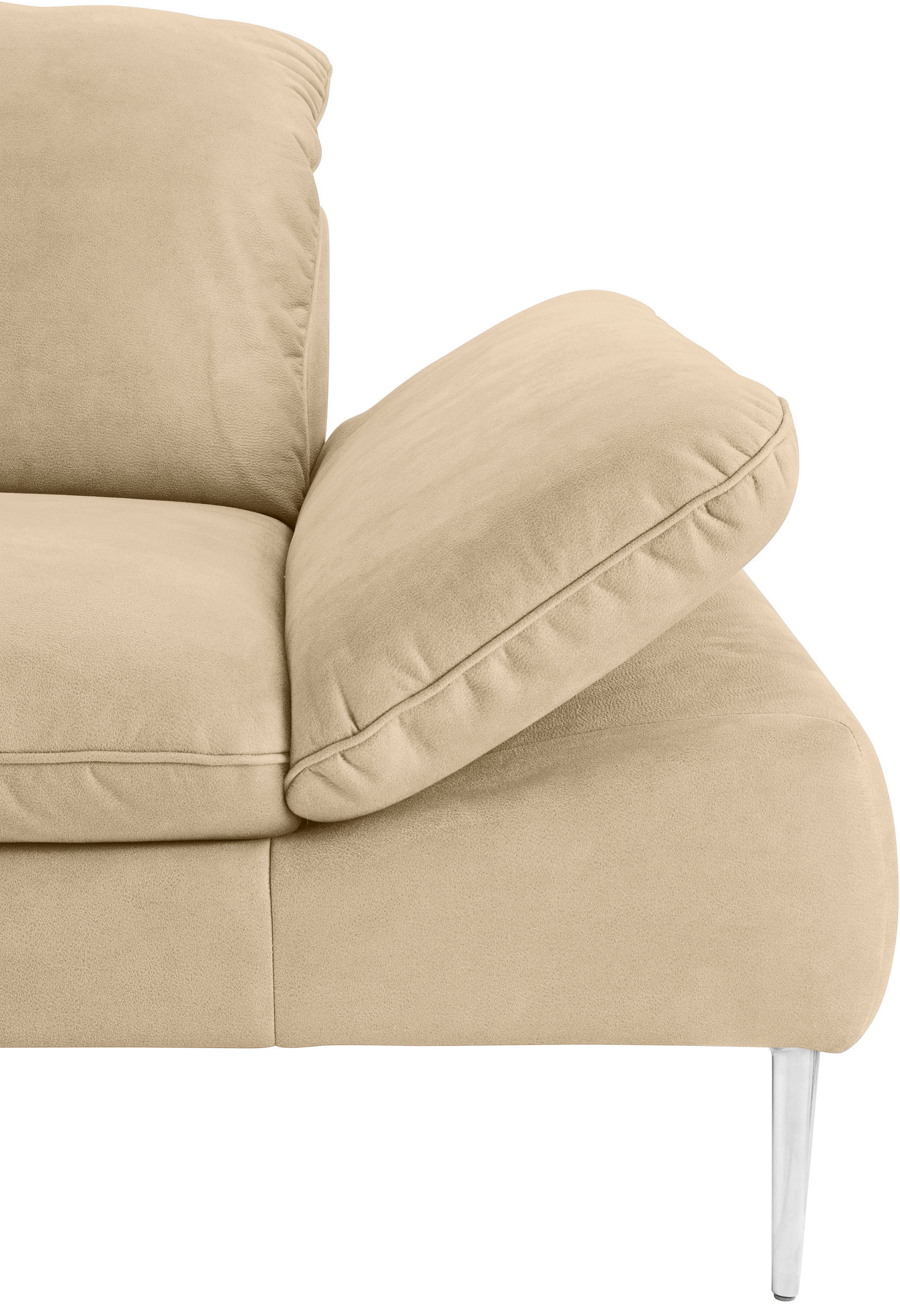W.SCHILLIG 2,5-Sitzer »enjoy&MORE«, mit Sitztiefenverstellung, Füße silber matt, Breite 232 cm