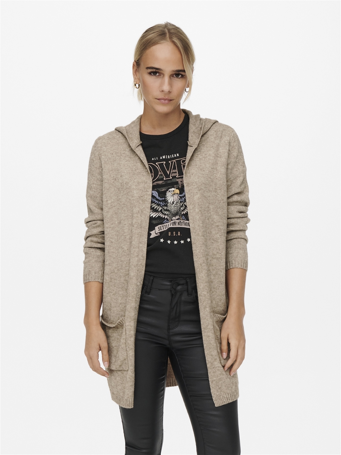 ONLY Strickjacke »ONLLESLY L/S HOOD CARDIGAN KNT«