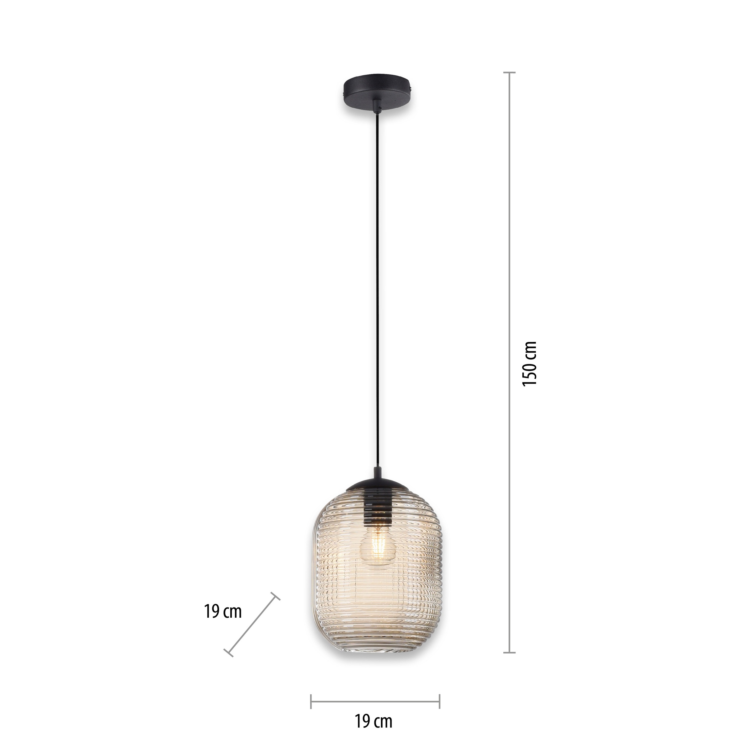 Paul Neuhaus Pendelleuchte »SHITAKE«, 1 flammig, Leuchtmittel E27 | ohne Leuchtmittel