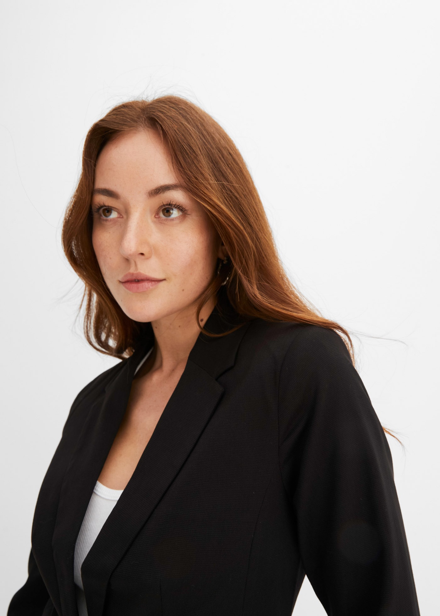 bonprix Jackenblazer »Blazer« festlicher Stil, schmale Passform, mit Paspeltaschen